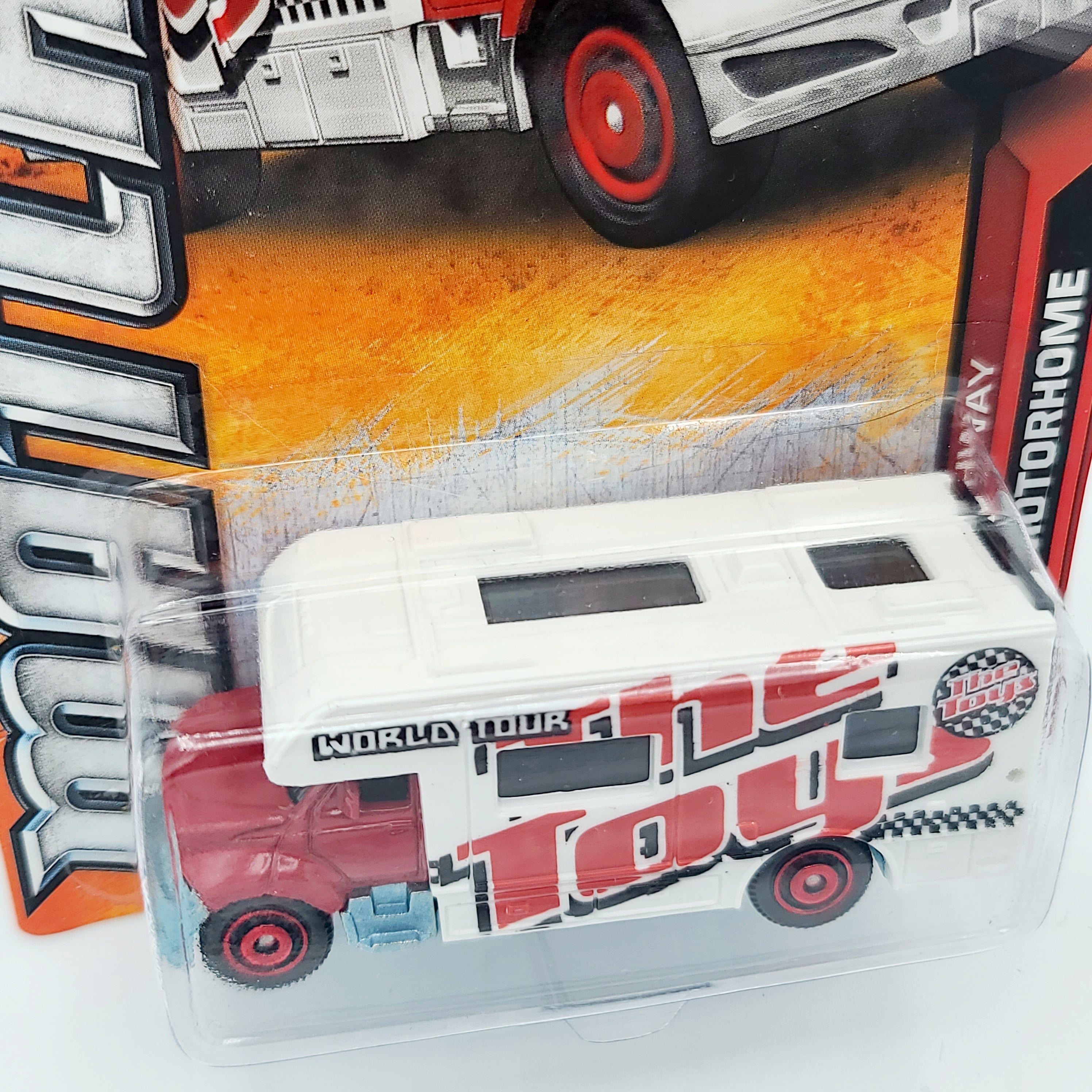 Matchbox MBX Motor Home / RV Camper Truck "World Tour" (2012 MBX Basic - Highway)
