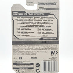 Matchbox BMW R1200 RT-P Police Motorcycle (2012 MBX Basic - Highway)