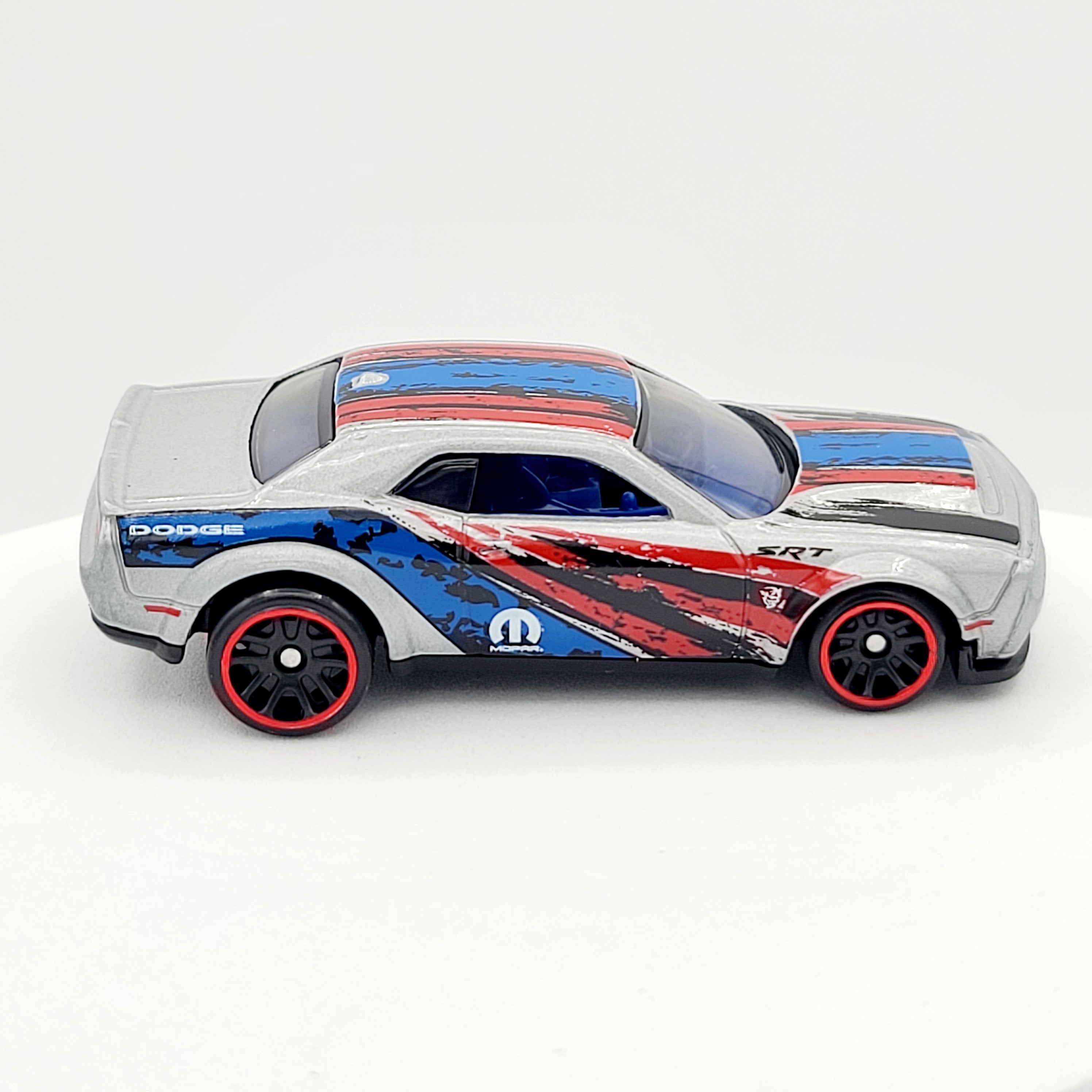 Hot Wheels '18 Dodge Challenger Demon (2024 HW Silver Series - Stars & Stripes)