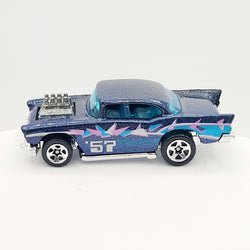 Hot Wheels '57 Chevy w/ 5 Spoke Wheels (1995 HW Basic - Steel Stamp)