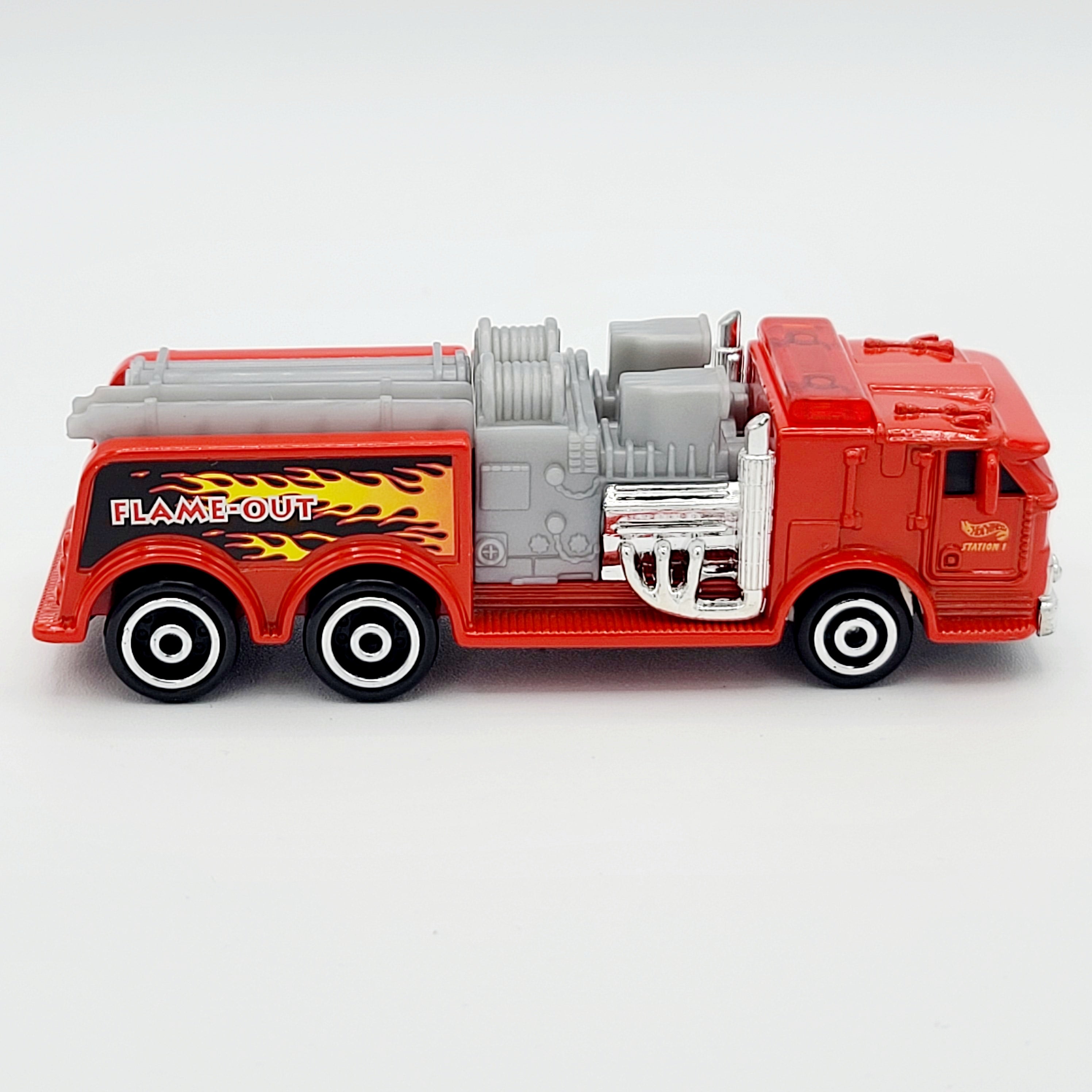Hot Wheels Fire Engine Hauler "Flame Out", 1:64-1:43 (1998 HW Haulers)
