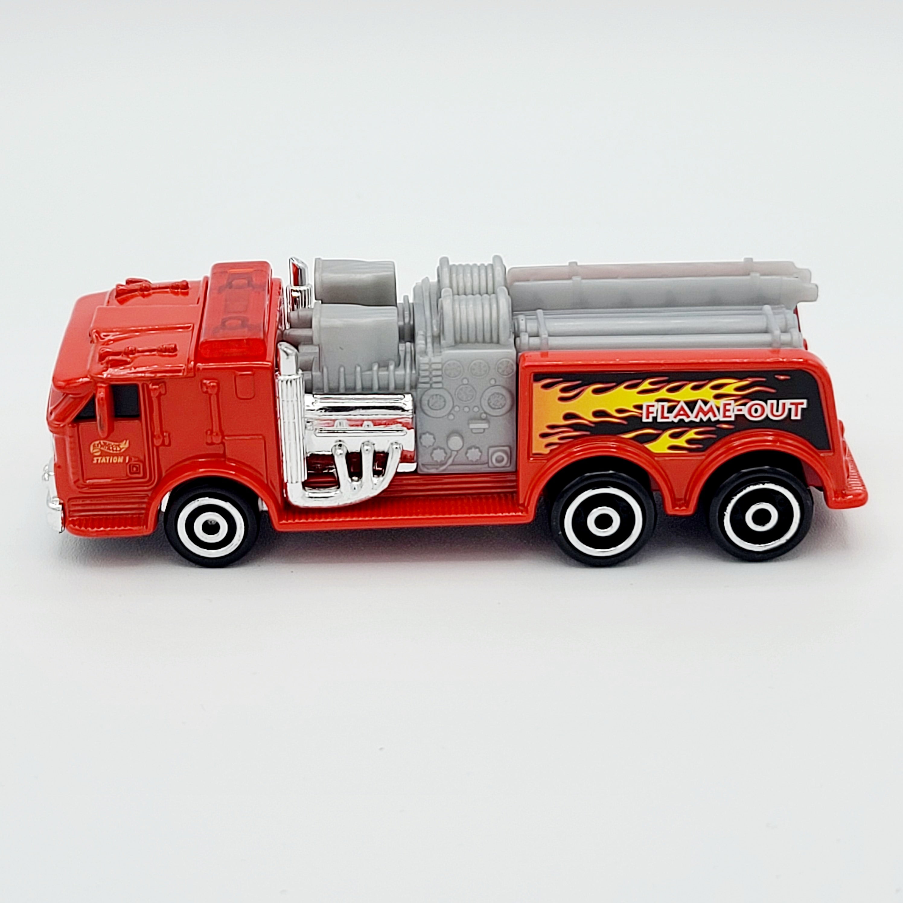 Hot Wheels Fire Engine Hauler "Flame Out", 1:64-1:43 (1998 HW Haulers)
