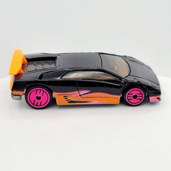 Hot Wheels Lamborghini Diablo, Black w/ UH Wheels (1993 HW Revealers)