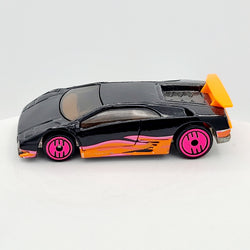 Hot Wheels Lamborghini Diablo, Black w/ UH Wheels (1993 HW Revealers)