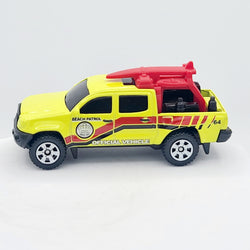 Matchbox Toyota Tacoma Lifeguard "Beach Patrol" (2016 MBX Basic - Heroic Rescue)