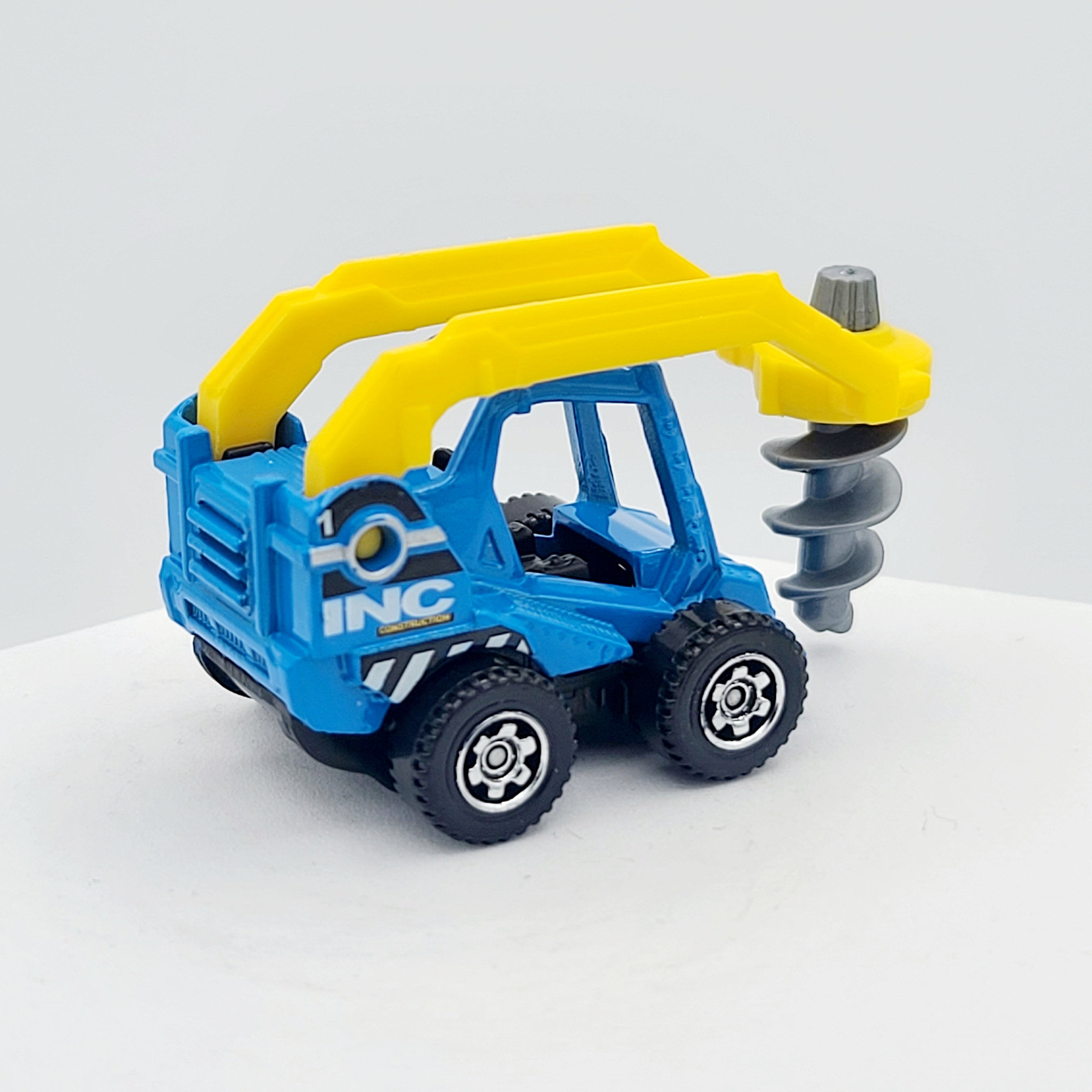 Matchbox Drill Digger Auger "INC Construction" (2019 MBX Basic - Construction)