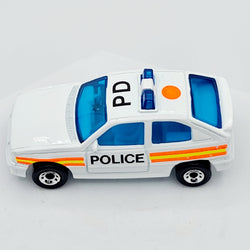 Matchbox Vauxhall Astra / Opel Kadett Police - orange dot variant (1992 - 1996 MBX International 1-75 ROW)