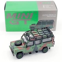 Mini GT Land Rover Defender 110 - 1:64, Military Camouflage (2021 Limited Edition)