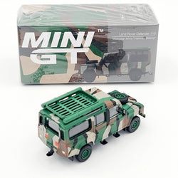 Mini GT Land Rover Defender 110 - 1:64, Malaysian Army "Harimau Belang" (2021 Limited Edition)
