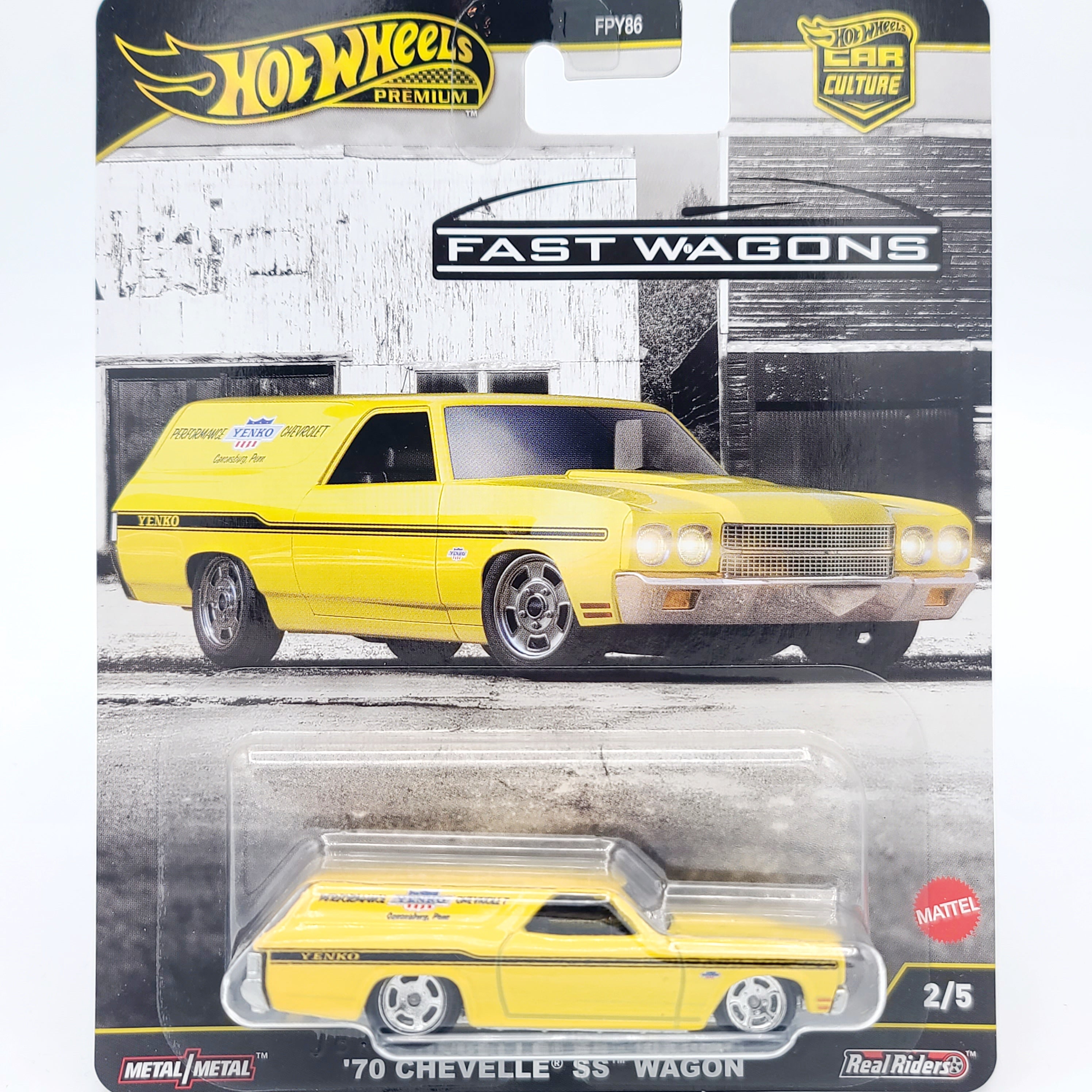 Hot Wheels - 2025 Car Culture Case J - Fast Wagons (Set of 5 Cars)