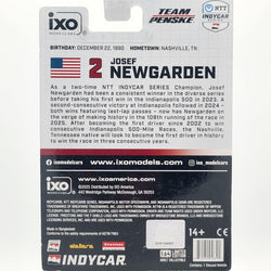 IXO Model Cars - Hitachi #2 Josef Newgarden "Penske", 1:64 scale (2025 NTT INDYCAR Series)