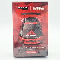 Tarmac Works Nissan Skyline GT-R R32 Widebody "Advan" - 1:64 scale, Jonsibal Designworks (2024 Japanese Classic Car Show - Limited Edition)