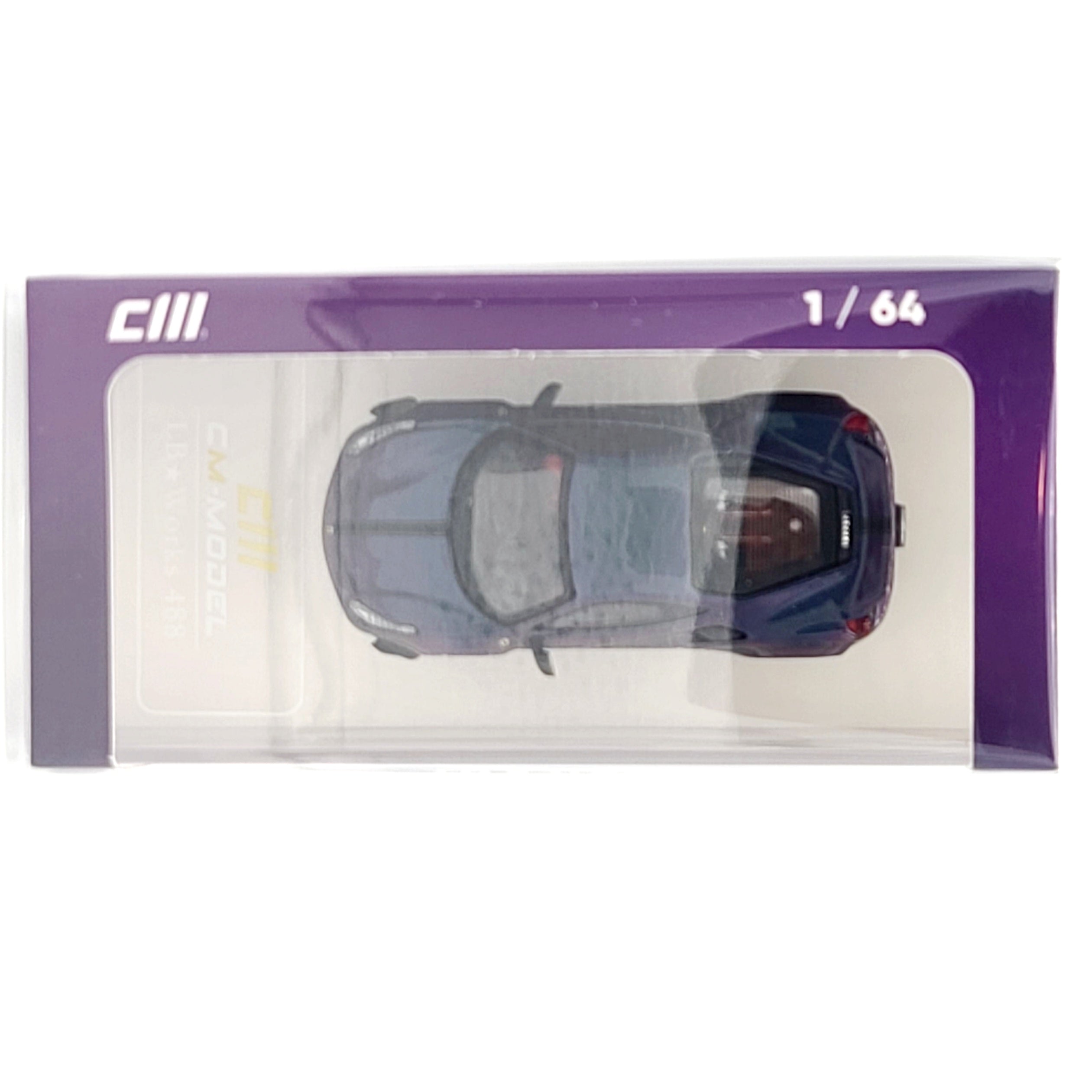 CM Model Liberty Walk Ferrari 488 Widebody - 1:64, Chameleon Magic Purple (2024)