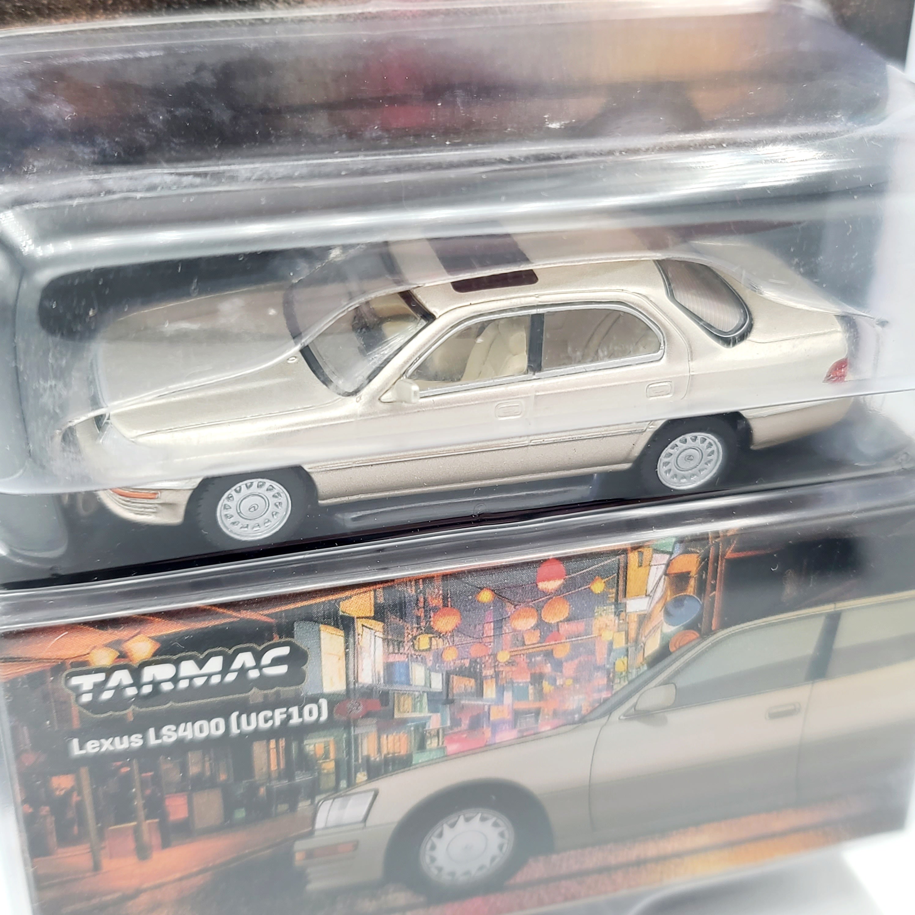 Tarmac Works Lexus LS400, Champagne Beige - 1:64 scale (2024 Global64 - MiJo Exclusives)