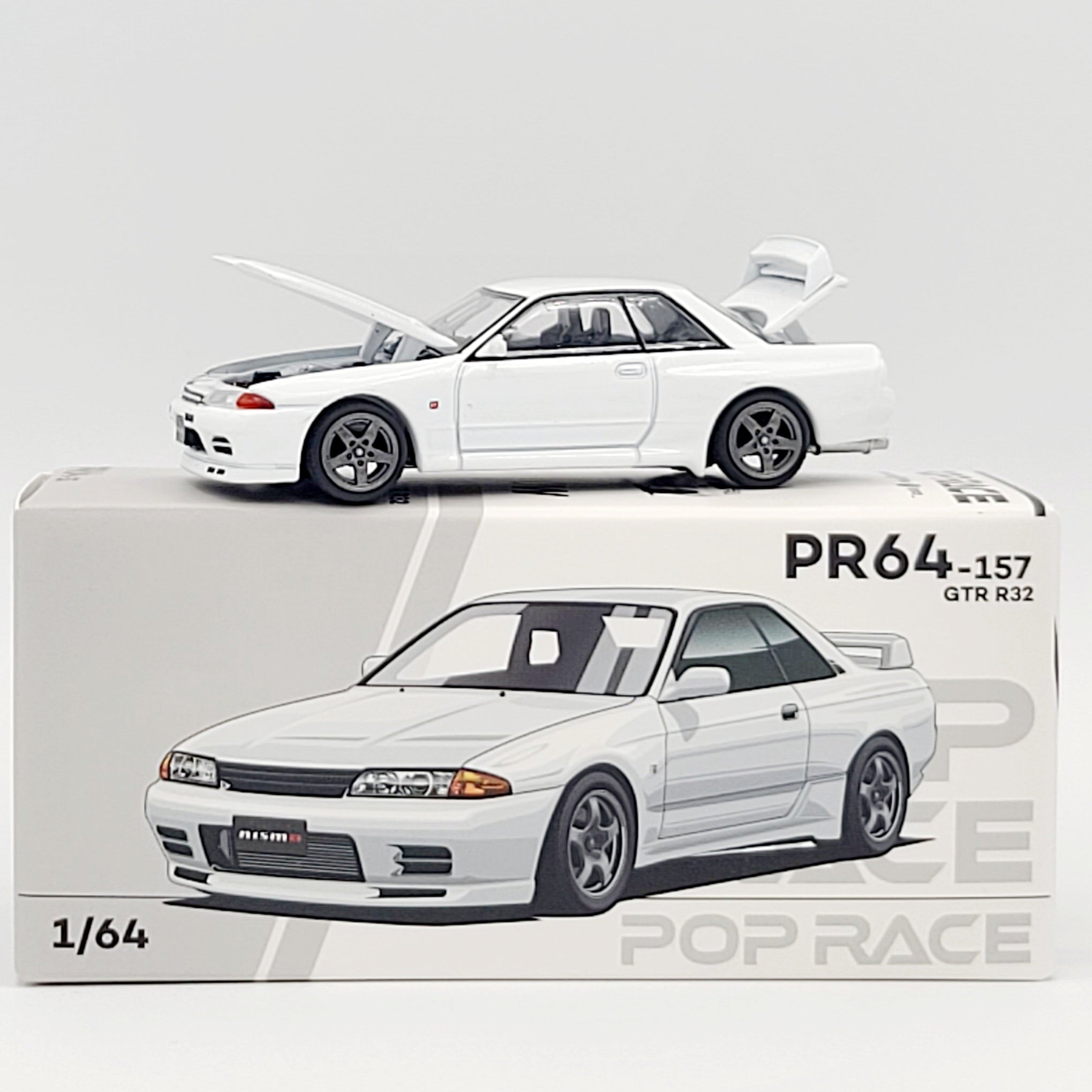 Pop Race Nissan Skyline GT-R R32 - 1:64 scale (2025 Limited Edition)