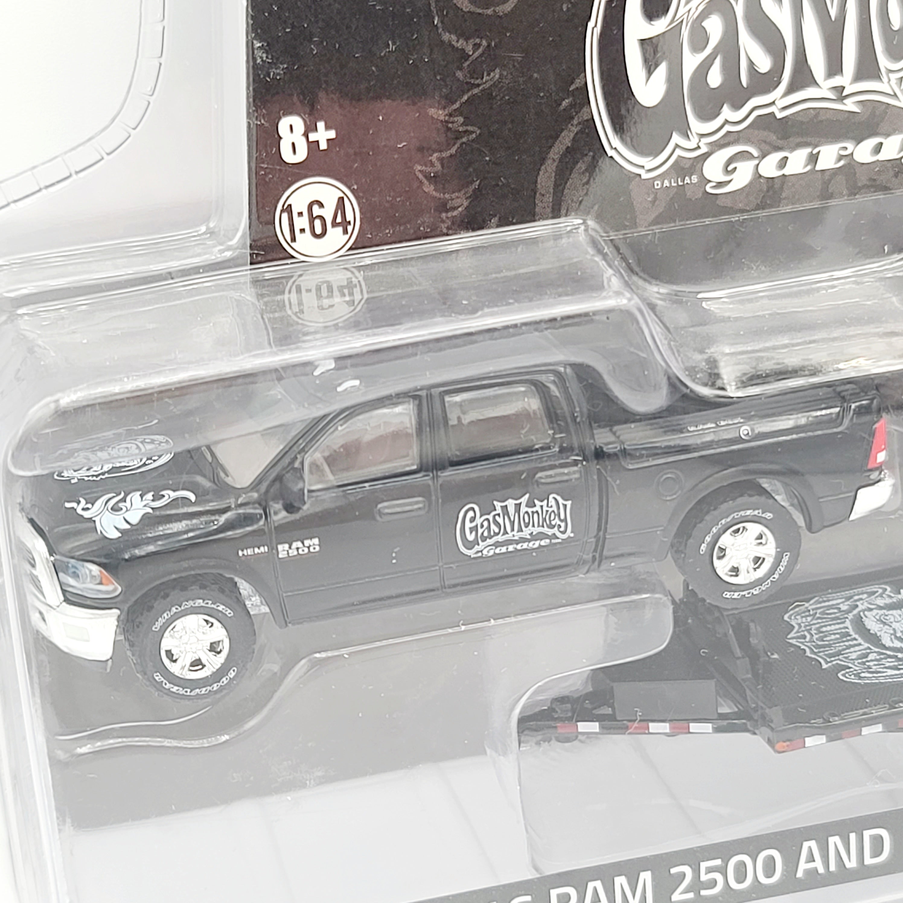 RAM 2500 Heavy Duty Car Hauler ガスモンキー GreenLight '16 Ram 2500 w/ Heavy Duty Car Hauler Trailer