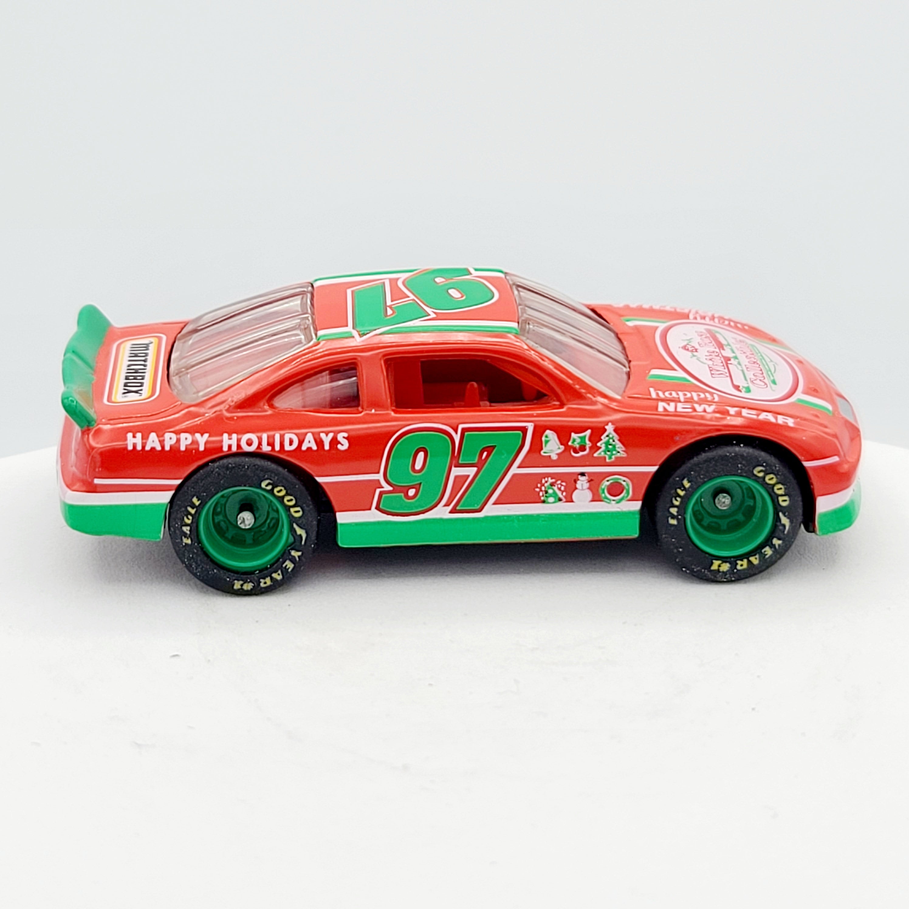 Matchbox '96 Pontiac Grand Prix Stock Car (1997 White Rose Holiday Collectibles, 1 of 2000)