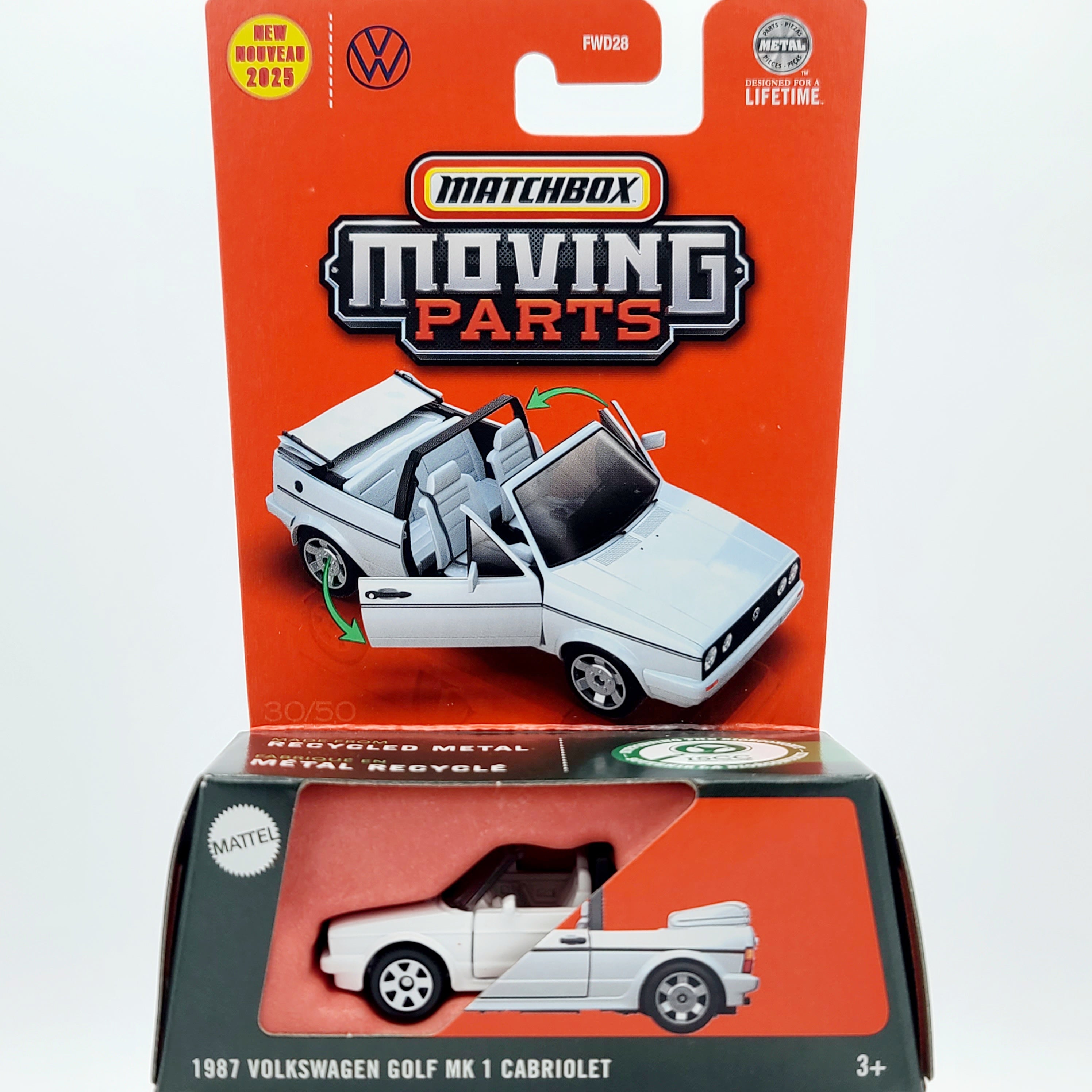Matchbox Moving Parts - Factory Sealed Case - 2025 Mix 5 E (8 Vehicles)