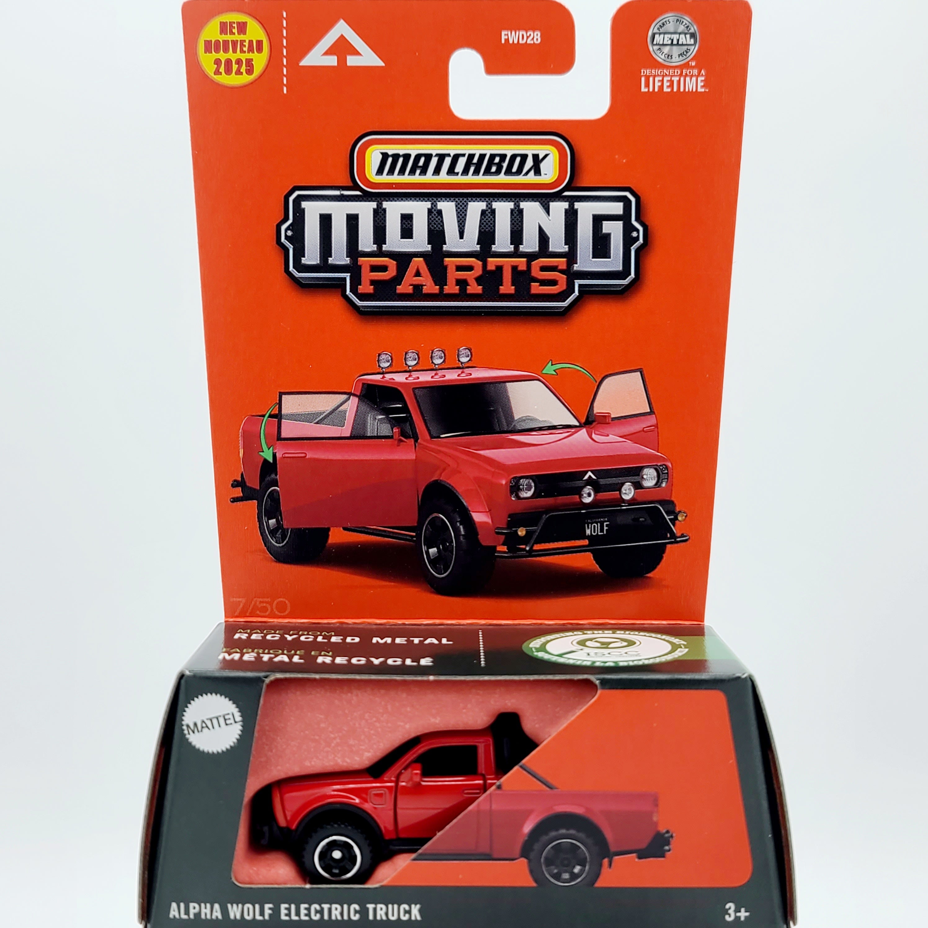 Matchbox Moving Parts - Factory Sealed Case - 2025 Mix 5 E (8 Vehicles)