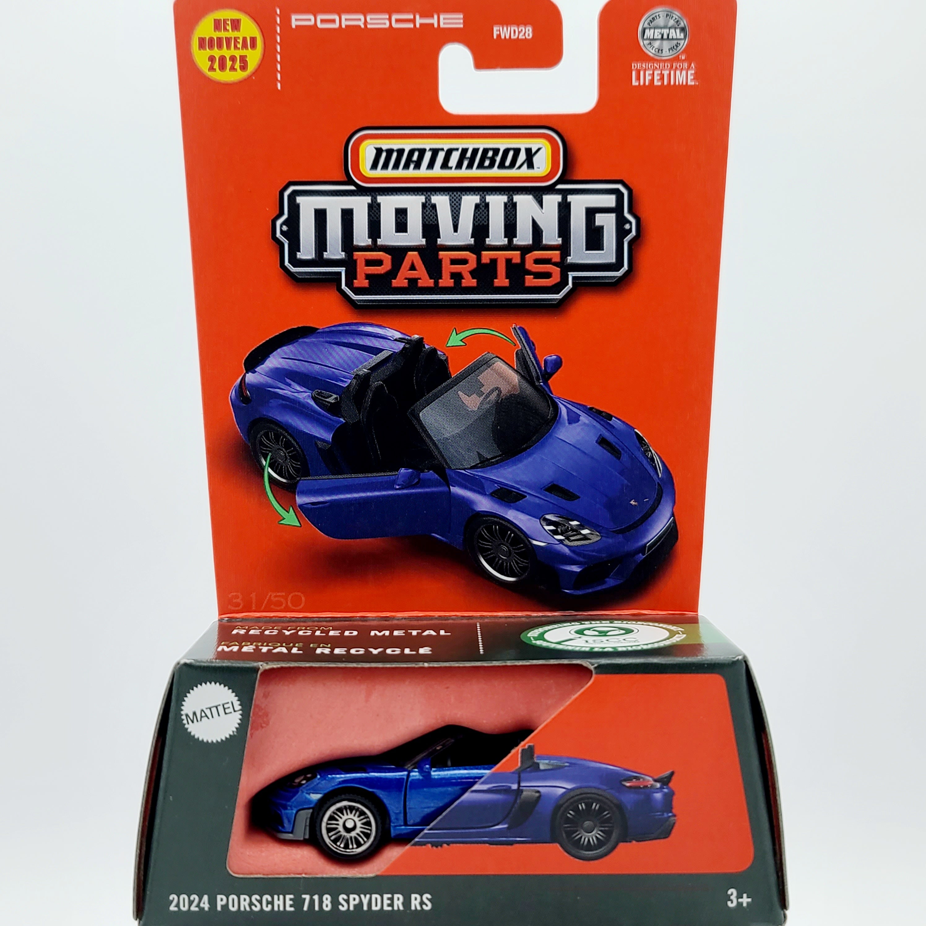 Matchbox Moving Parts - Factory Sealed Case - 2025 Mix 5 E (8 Vehicles)