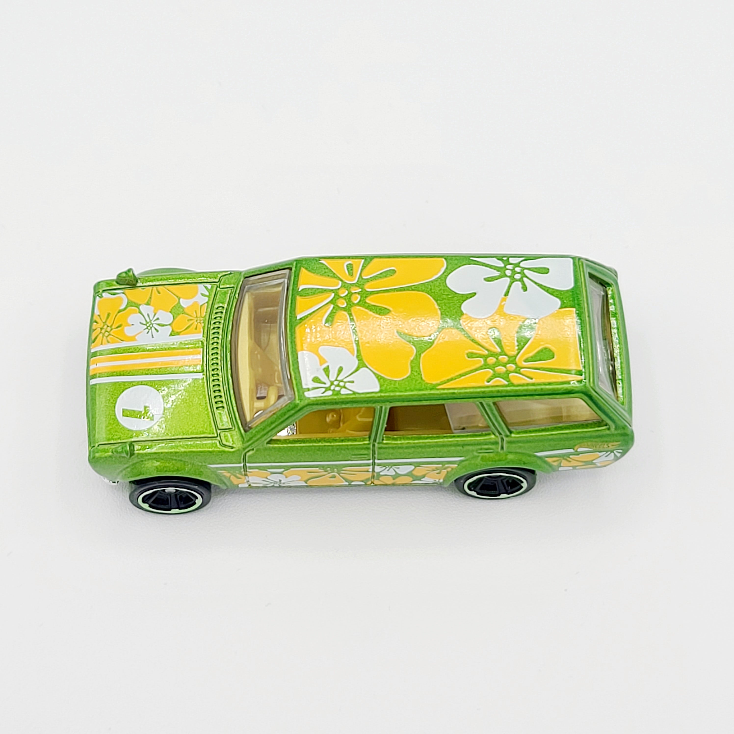 Hot Wheels '71 Datsun Bluebird 510 Wagon w/ original baggie, sticker (2018 HW Mystery Series 3)