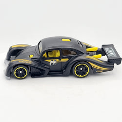 Hot Wheels Volkswagen Beetle Kafer Racer "Moon Eyes", Black (2019 HW Basic - Volkswagen)