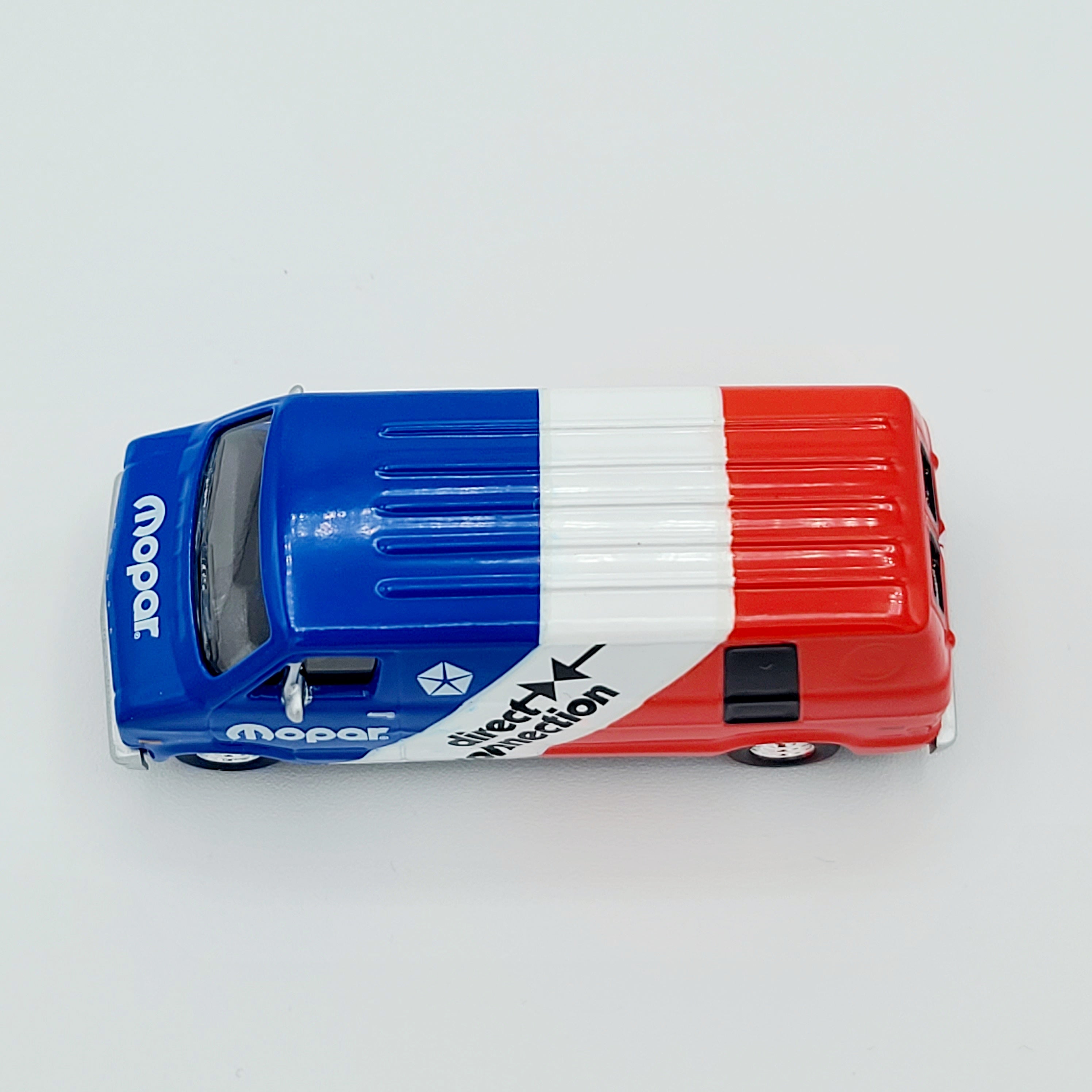 GreenLight '76 Dodge B100 Van - 1:64, Mopar Direct Connection (2016 Blue Collar Series 1)