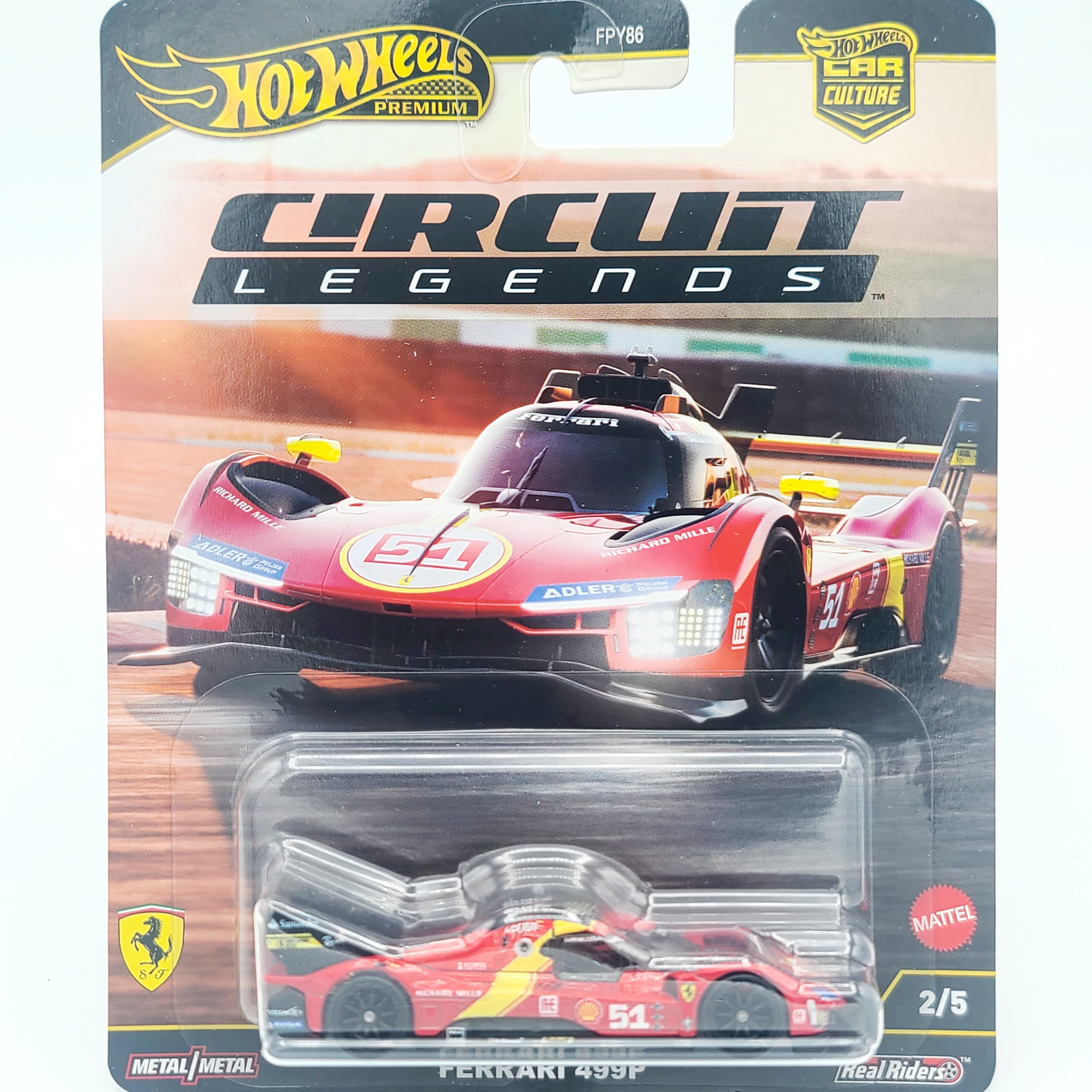 Hot Wheels - 2025 Car Culture Case K - Circuit Legends (Set of 5 Cars)