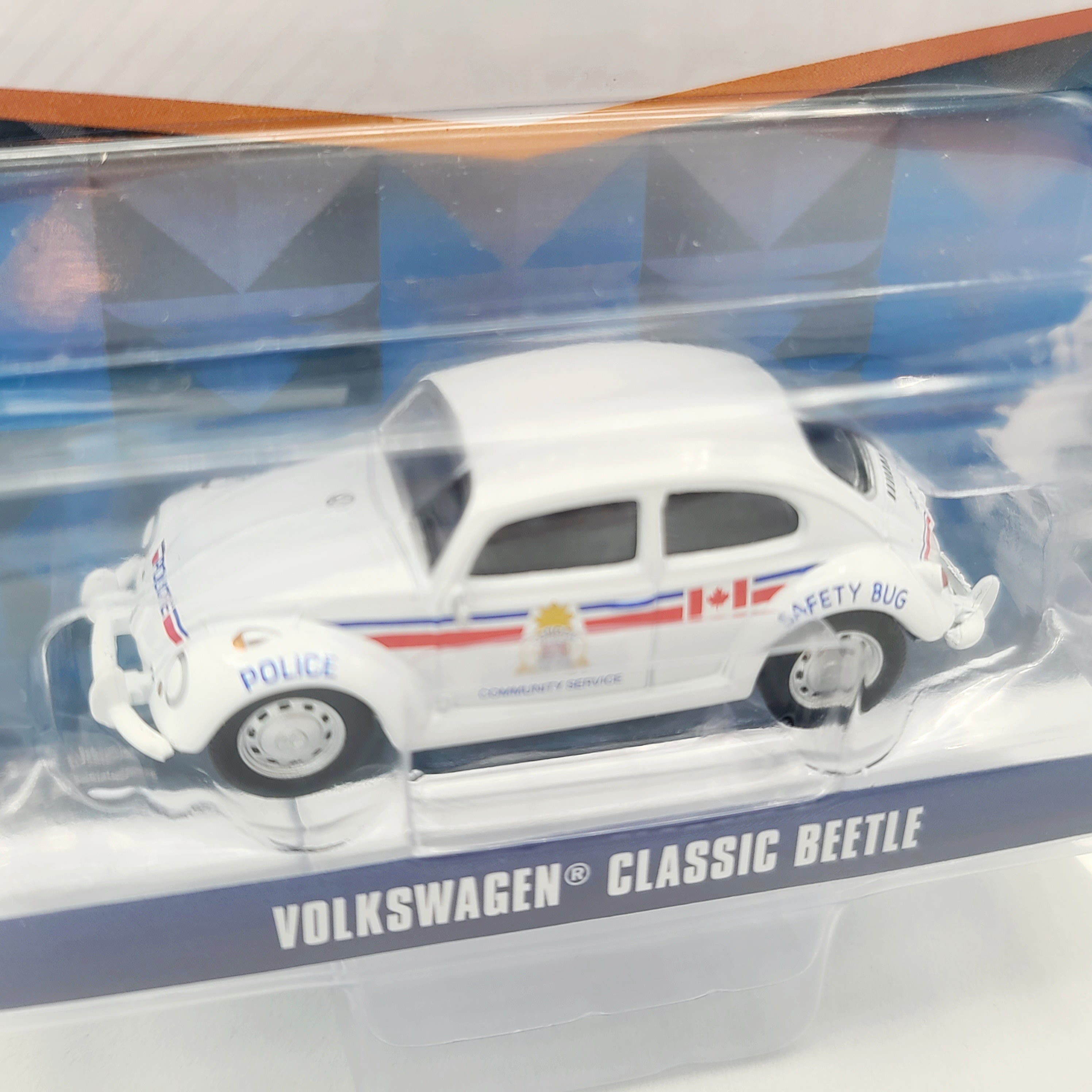 GreenLight Volkswagen Classic Beetle "Police" Canada - 1:64 (2025 Club V-Dub Series 21)