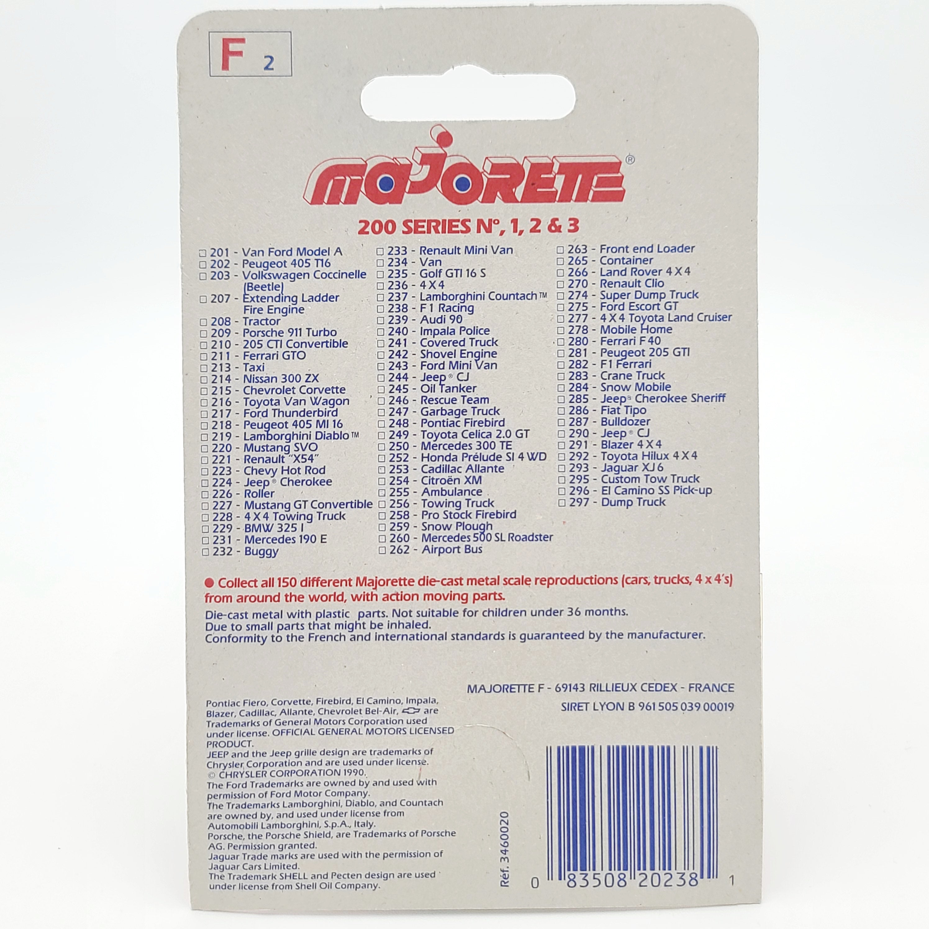 Majorette Container Truck "Yoplait" #265 (1994 Movers 200 Series)