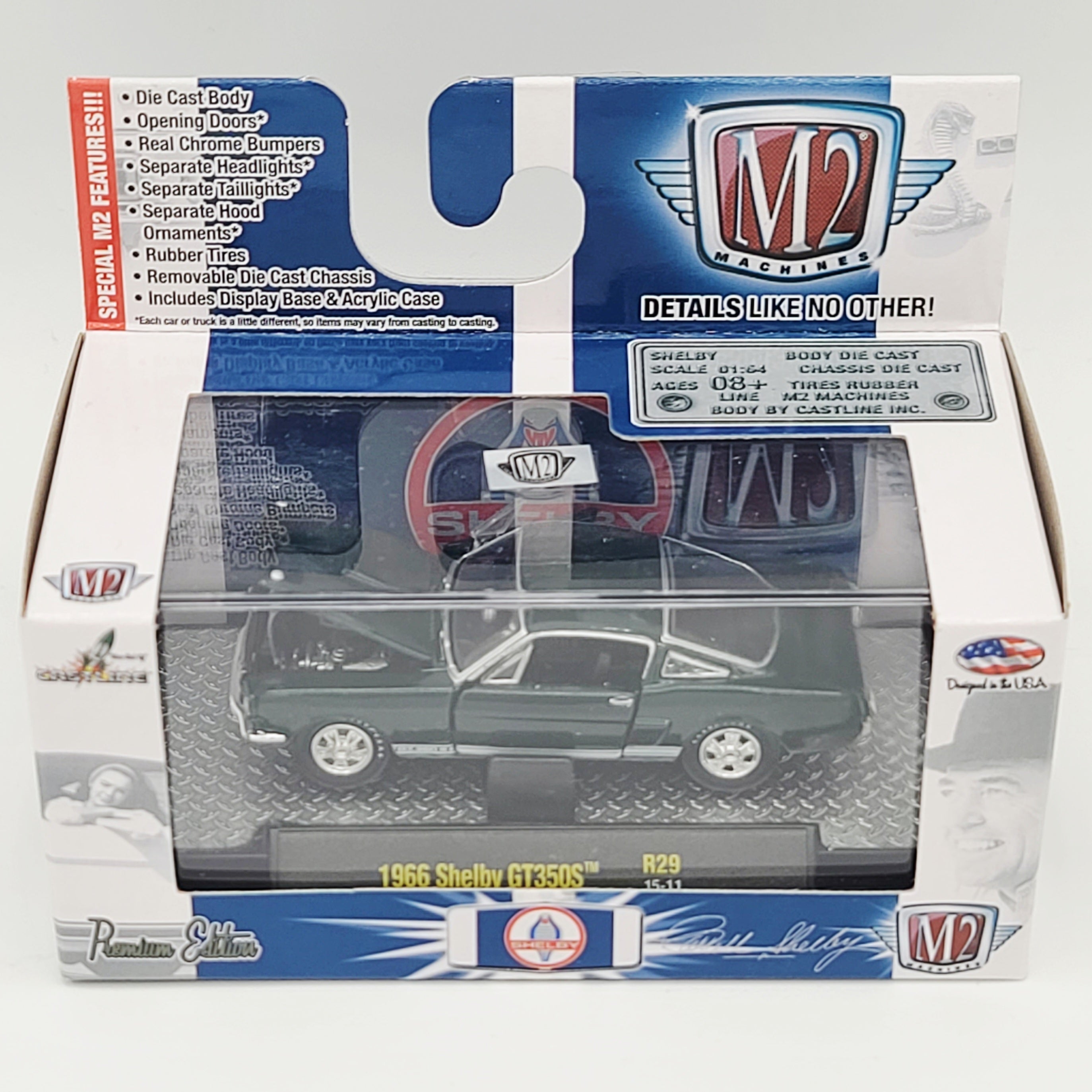 M2 Machines '66 Shelby GT350S / Ford Mustang - 1:64 (2015 Shelby R29)