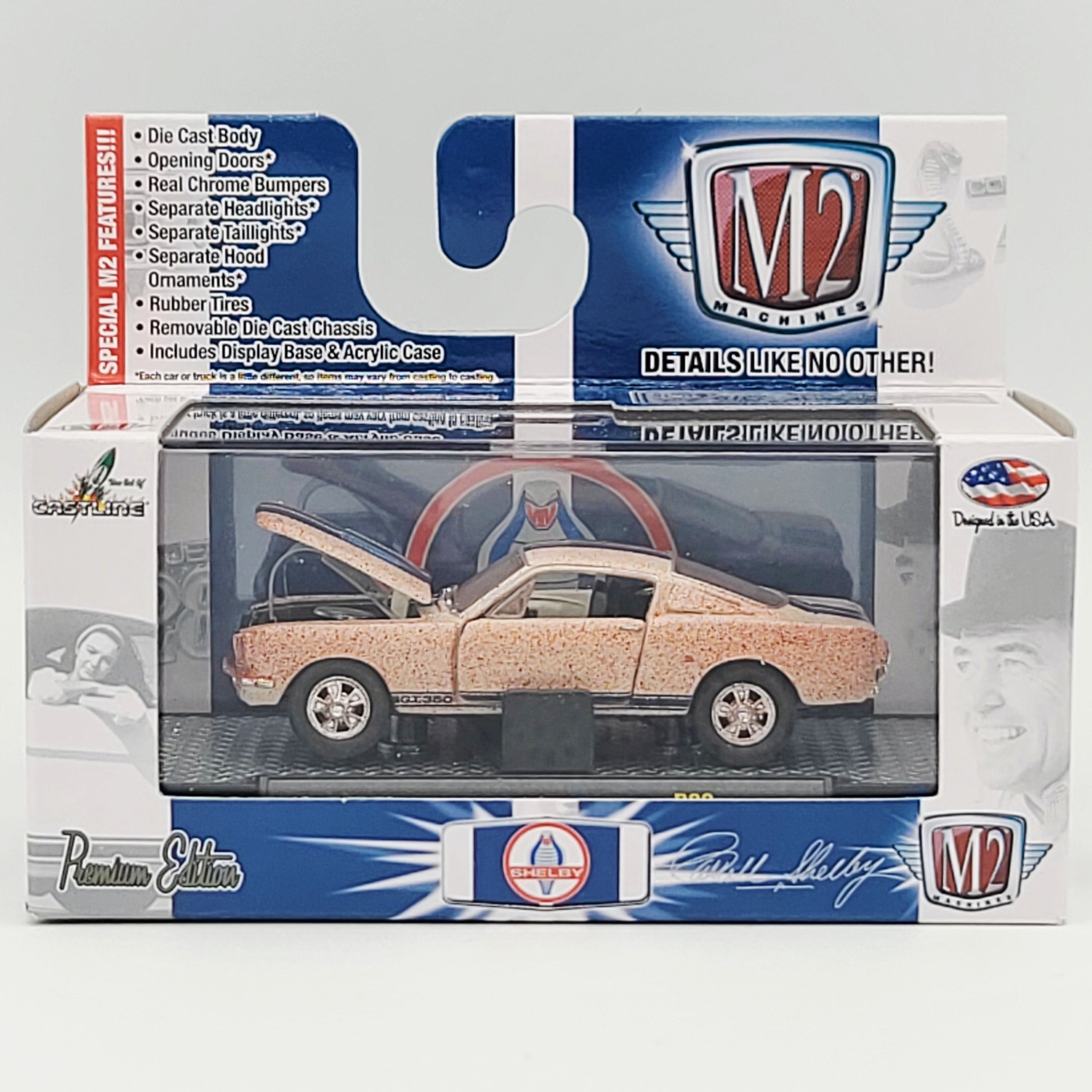 M2 Machines '65 Shelby GT350 / Ford Mustang - 1:64, Shelby - Weathered (2015 Auto-Thentics R29)