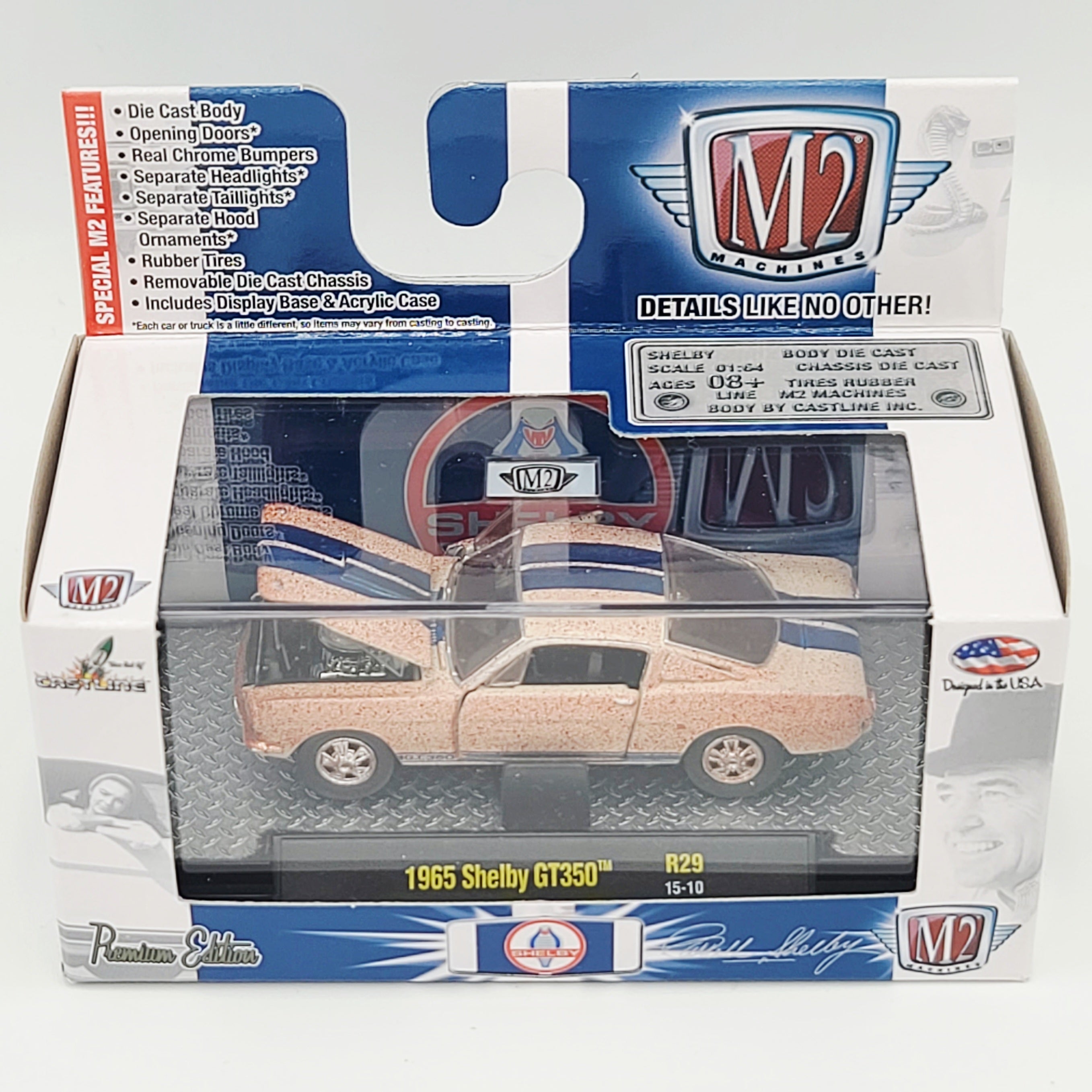 M2 Machines '65 Shelby GT350 / Ford Mustang - 1:64, Shelby - Weathered (2015 Auto-Thentics R29)