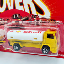 Majorette Oil Tanker Truck & Trailer "Shell" #327 (1990 Movers 300 Series)
