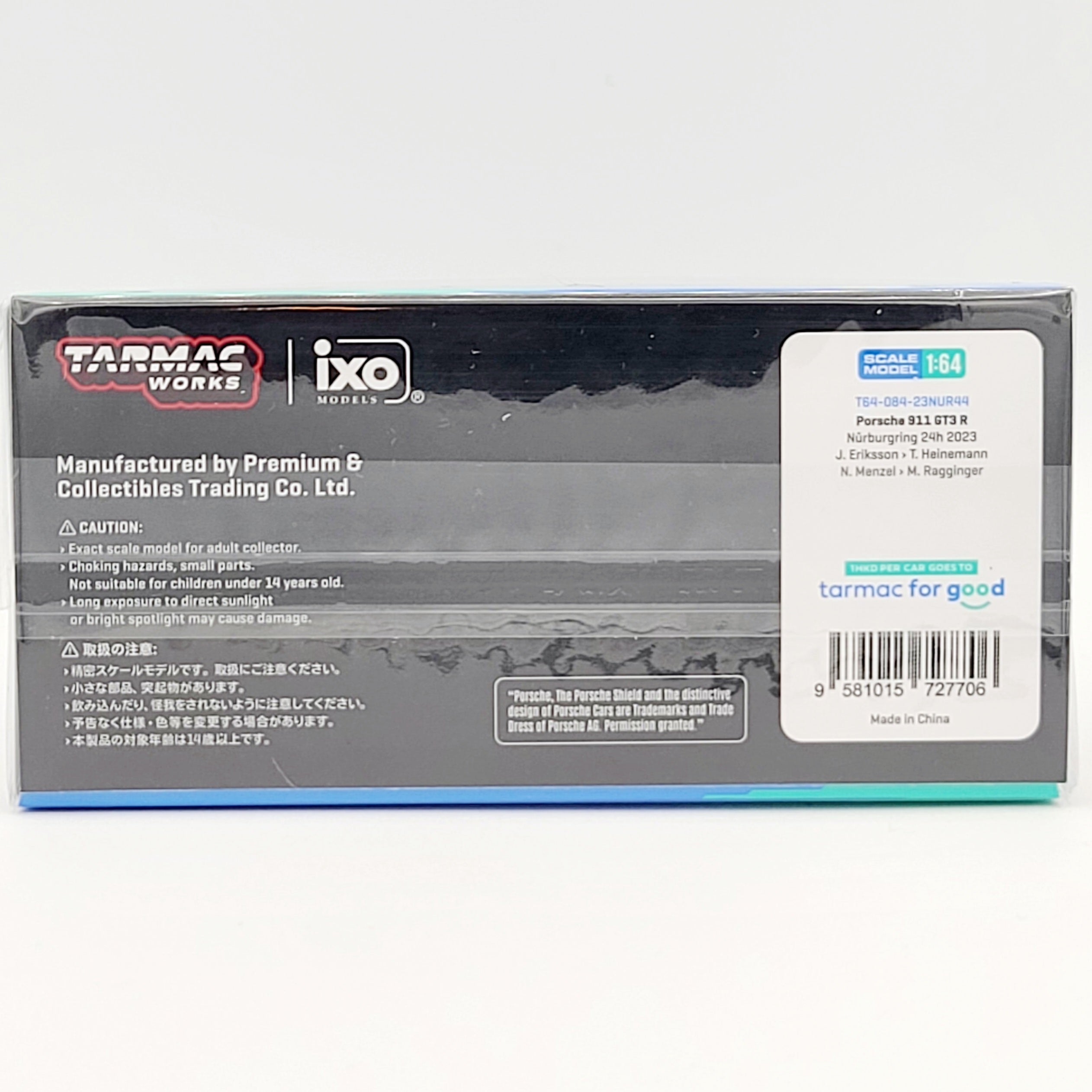 Tarmac Works / iXO Porsche 911 GT3 R #44 Nurburgrung 24h 2023 - 1:64 Falken (2025 Hobby64)