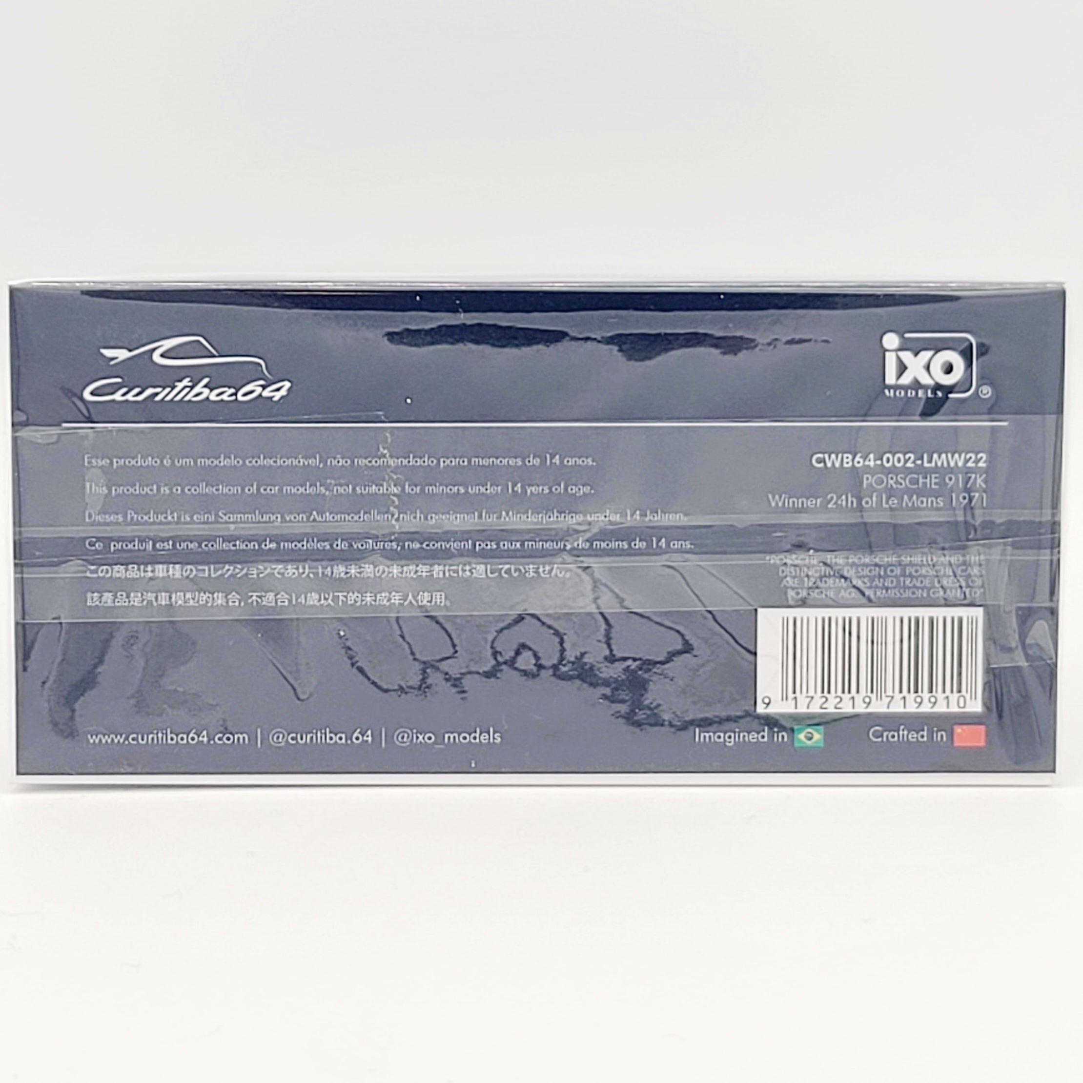 Curitiba / iXO - Porsche 917 KH - 1:64, 1971 Le Mans Winner (2025 Legendary Edition)