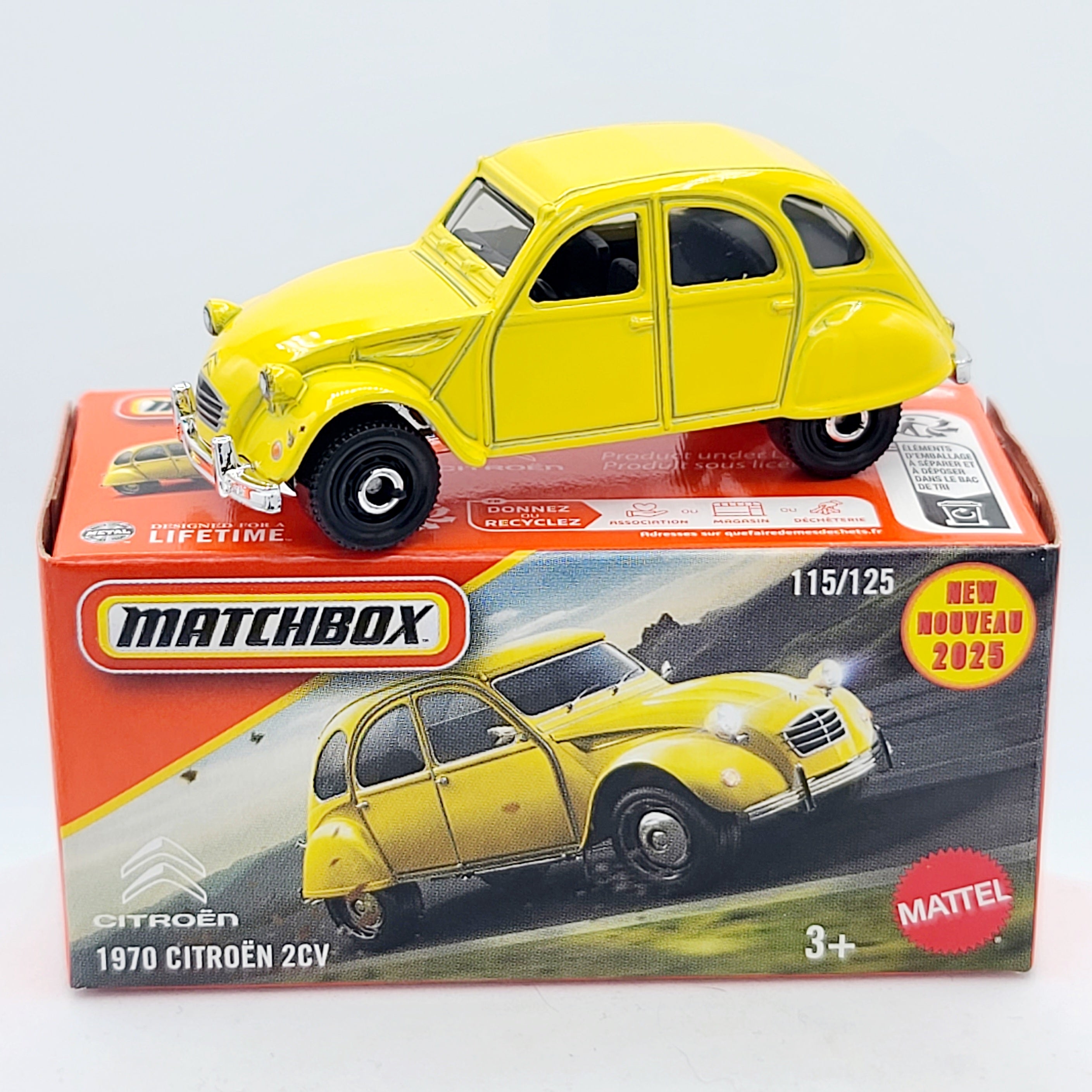 Matchbox '70 Citroen 2CV (2025 Mix 5 E Basic - Power Grabs)
