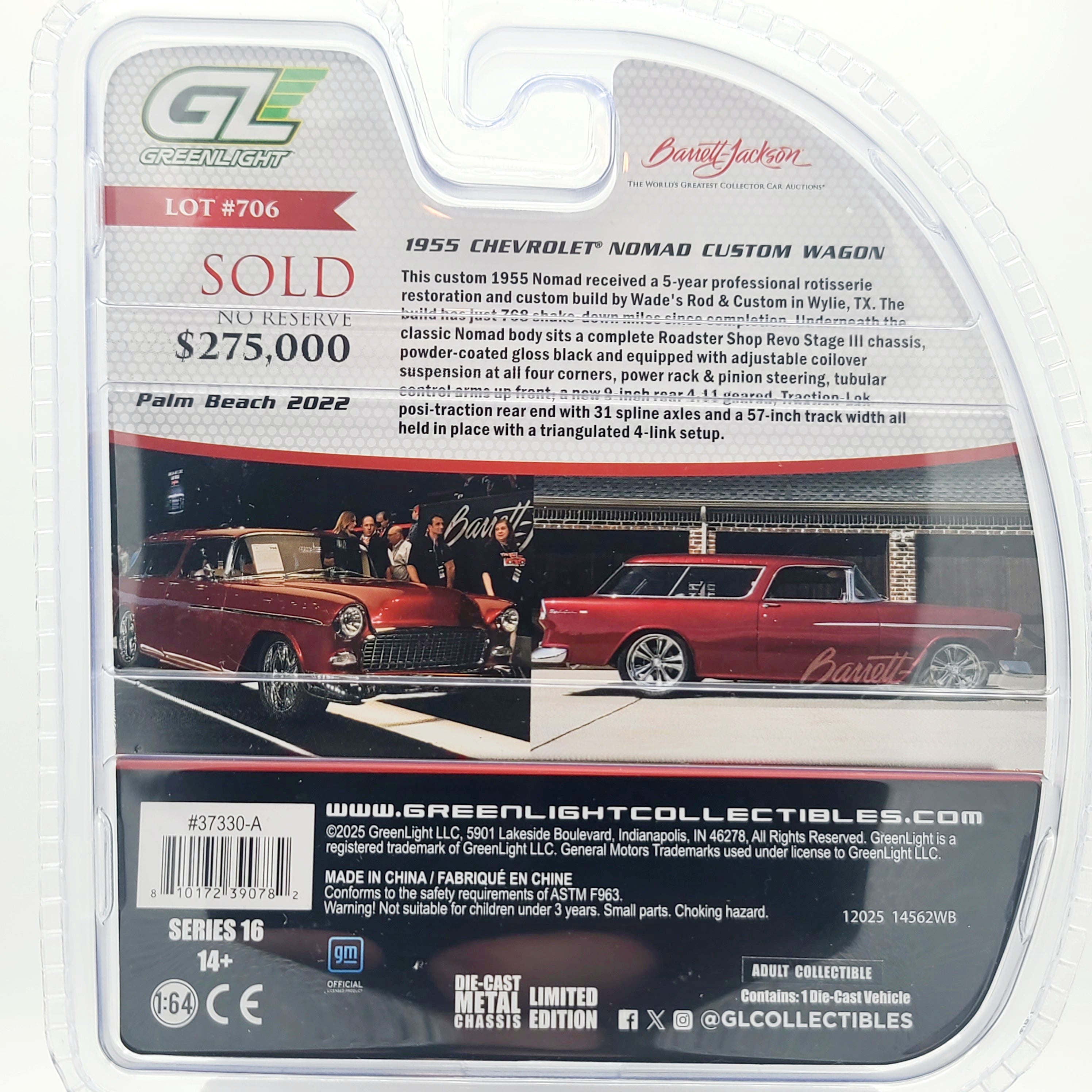 GreenLight '55 Chevrolet Nomad Custom Wagon - 1:64 (2025 Barrett Jackson Series 16)
