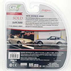 GreenLight '70 Datsun 240Z - 1:64, Palm Beach 2023 (2025 Barrett Jackson Series 16)