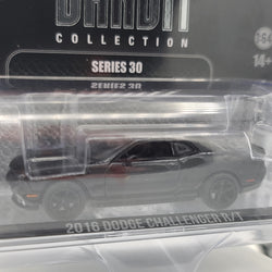 GreenLight '16 Dodge Challenger R-T Hemi - 1:64 (2025 Black Bandit Series 30)