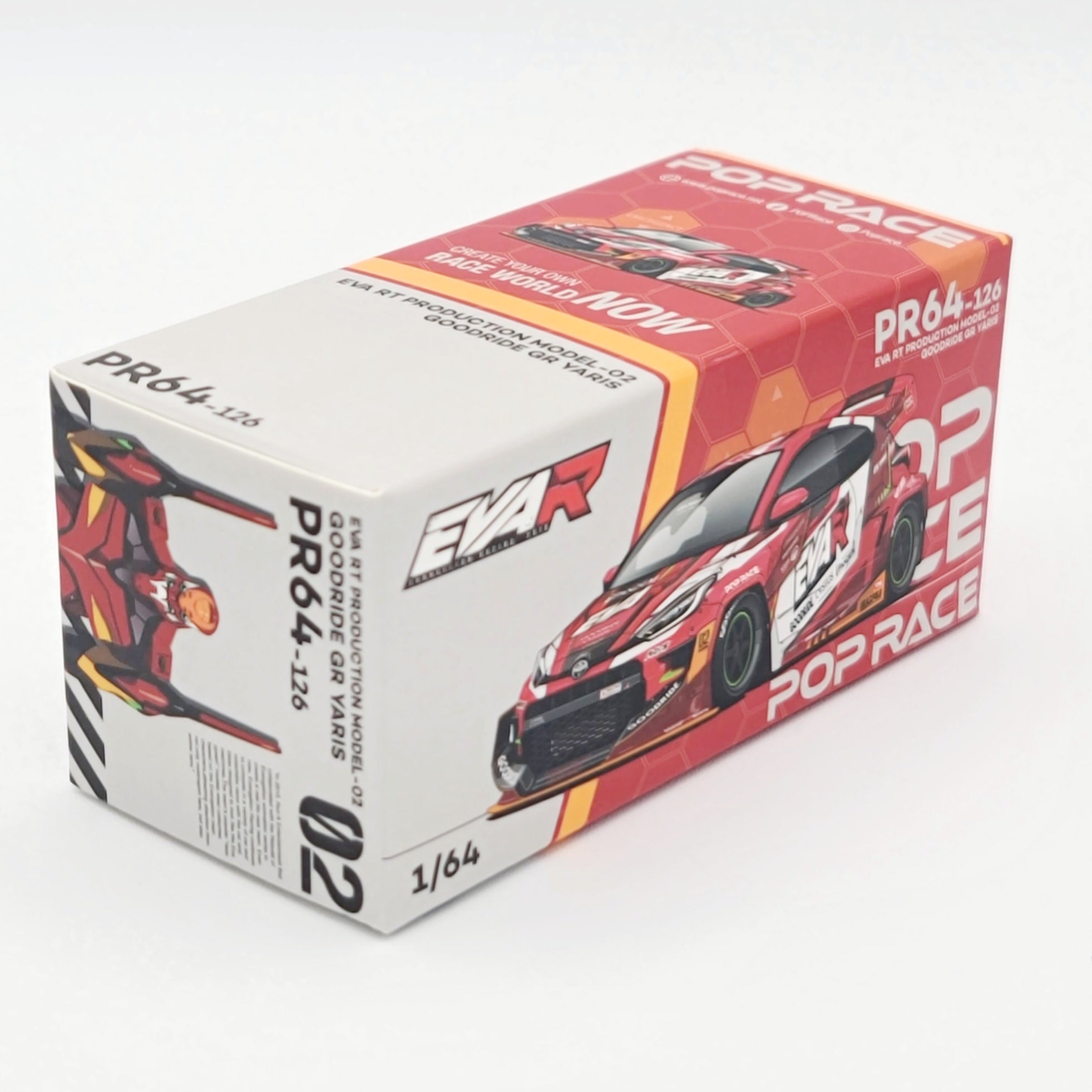 Pop Race Toyota Goodride GR Yaris EVA RT - 1:64 (2025 Limited Edition)
