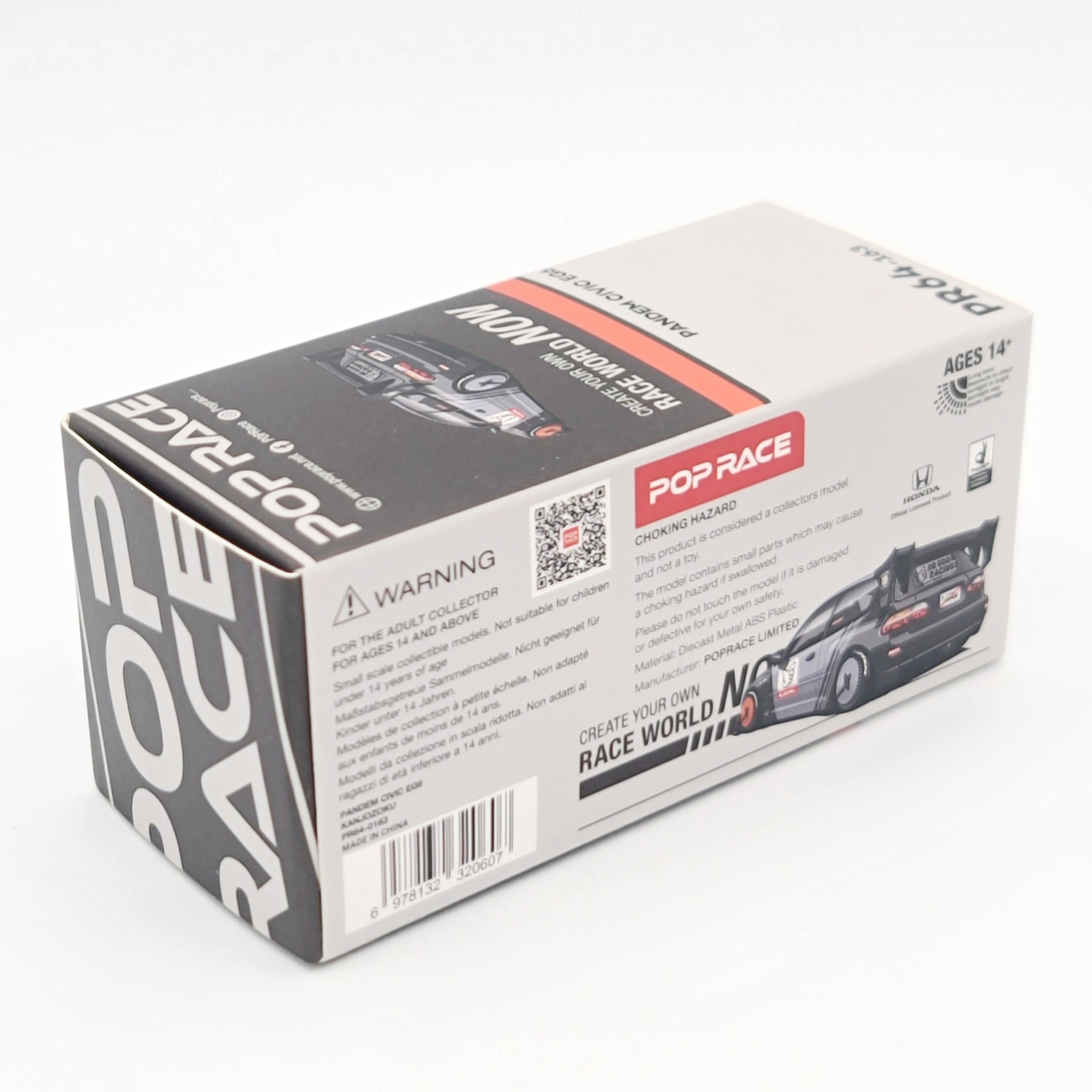 Pop Race Pandem Honda Civic EG6 - 1:64 (2025 Limited Edition)