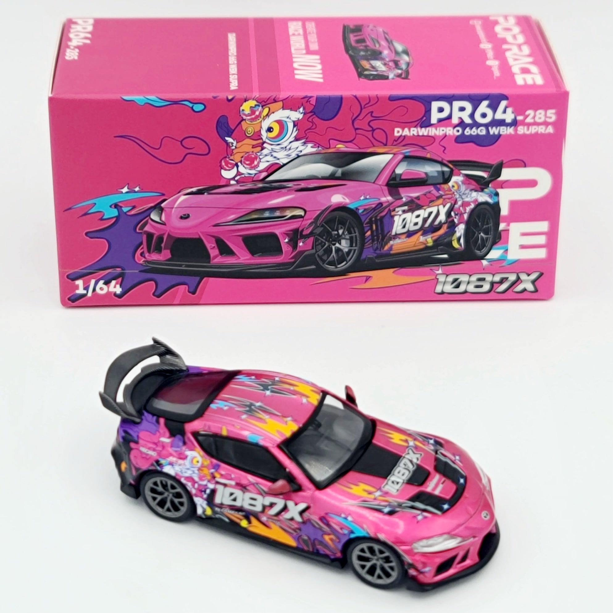 Pop Race Darwinpro 66G WBK Toyota Supra  - 1:64 (2025 Limited Edition)