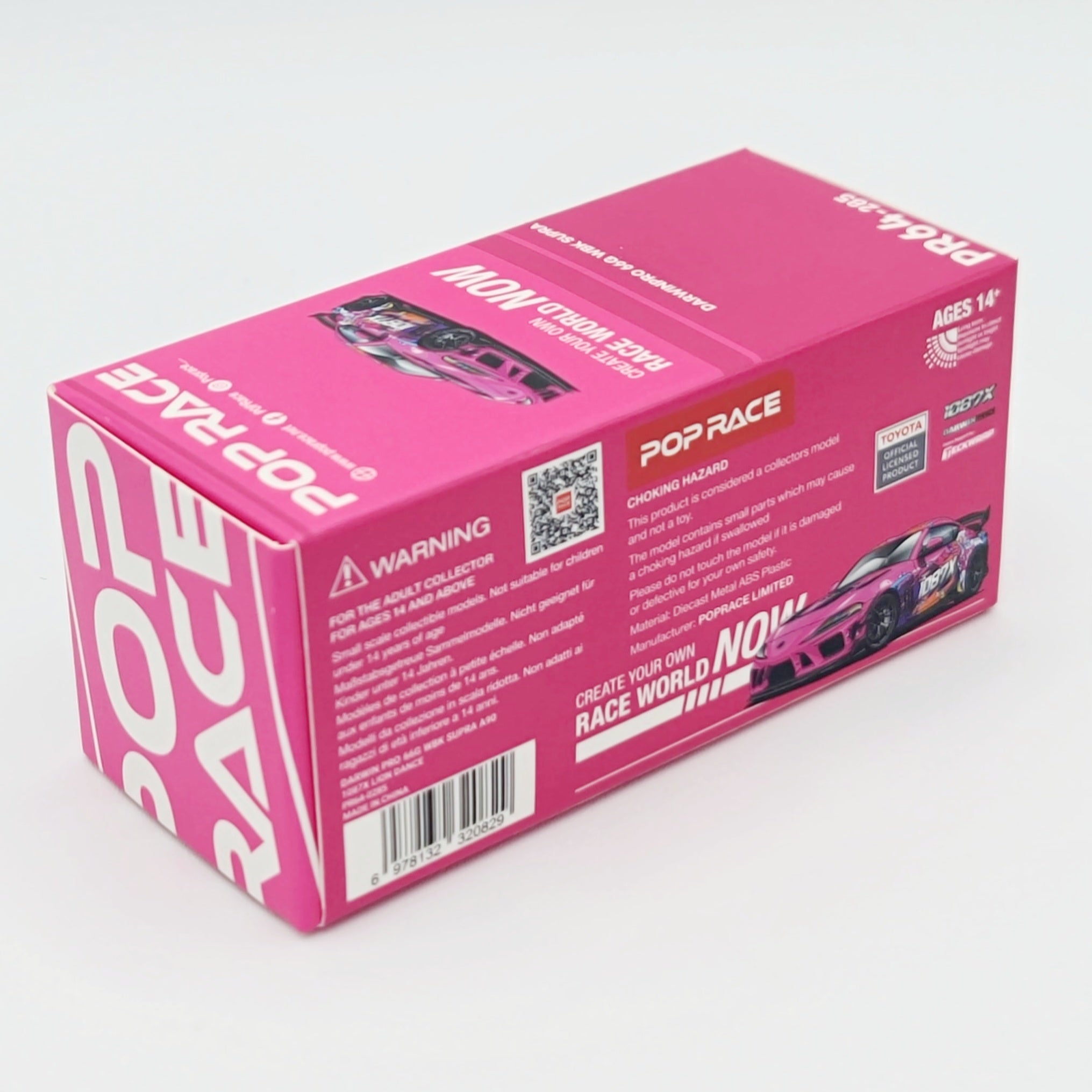 Pop Race Darwinpro 66G WBK Toyota Supra  - 1:64 (2025 Limited Edition)