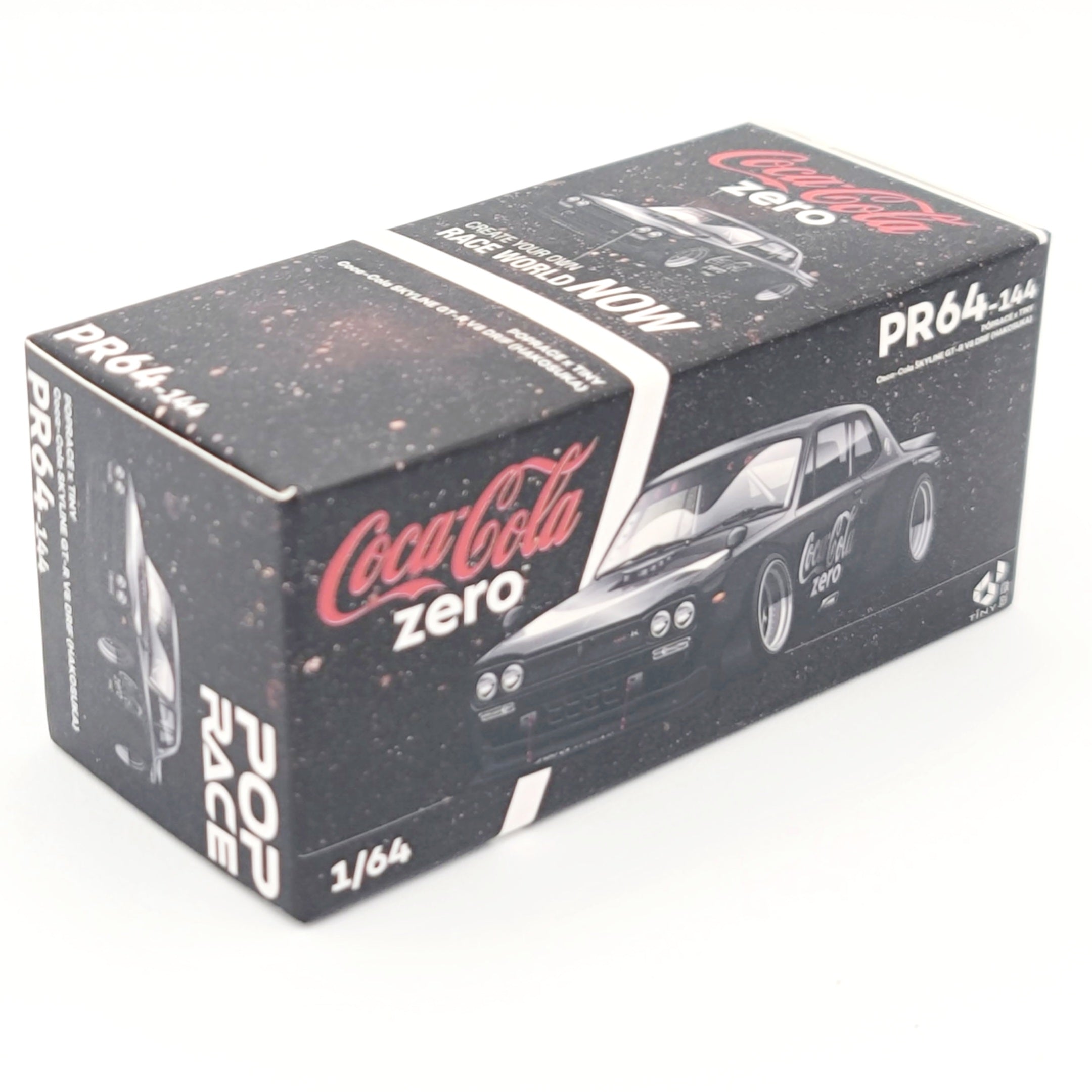Pop Race Nissan Skyline GT-R V8 Drift Hakosuka - 1:64, Coca-Cola Zero (2025 Limited Edition)