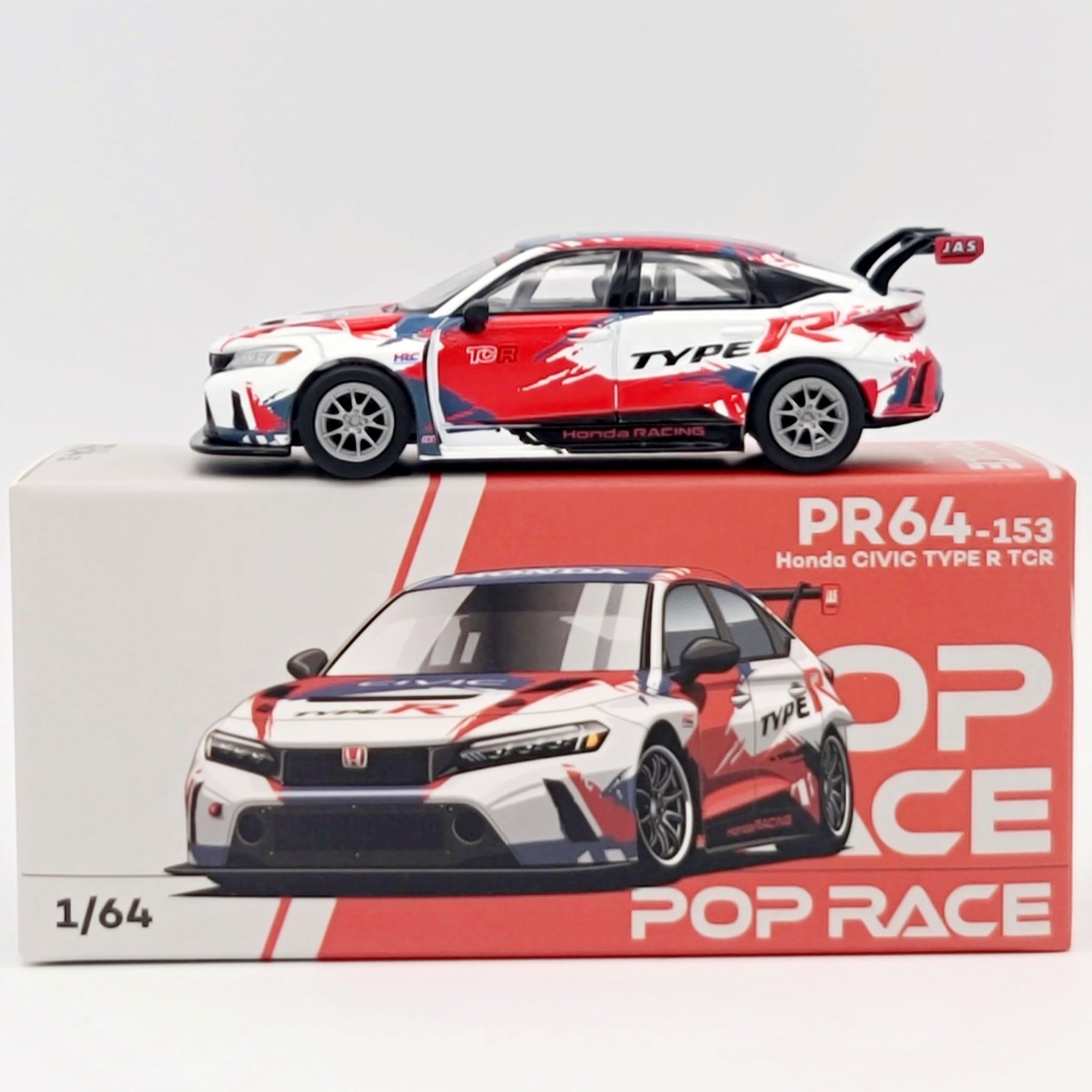 Pop Race Honda Civic Type R TCR - 1:64 (2025 Limited Edition)