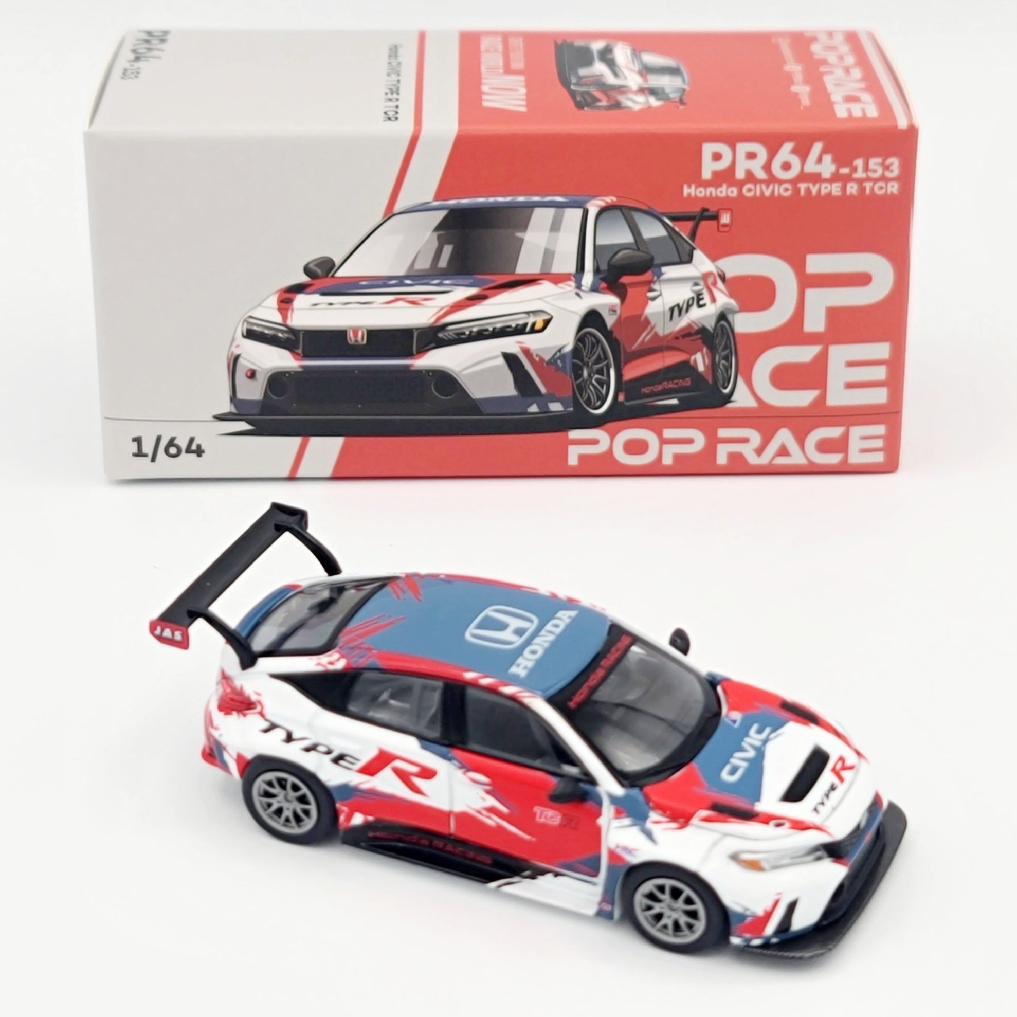 Pop Race Honda Civic Type R TCR - 1:64 (2025 Limited Edition)