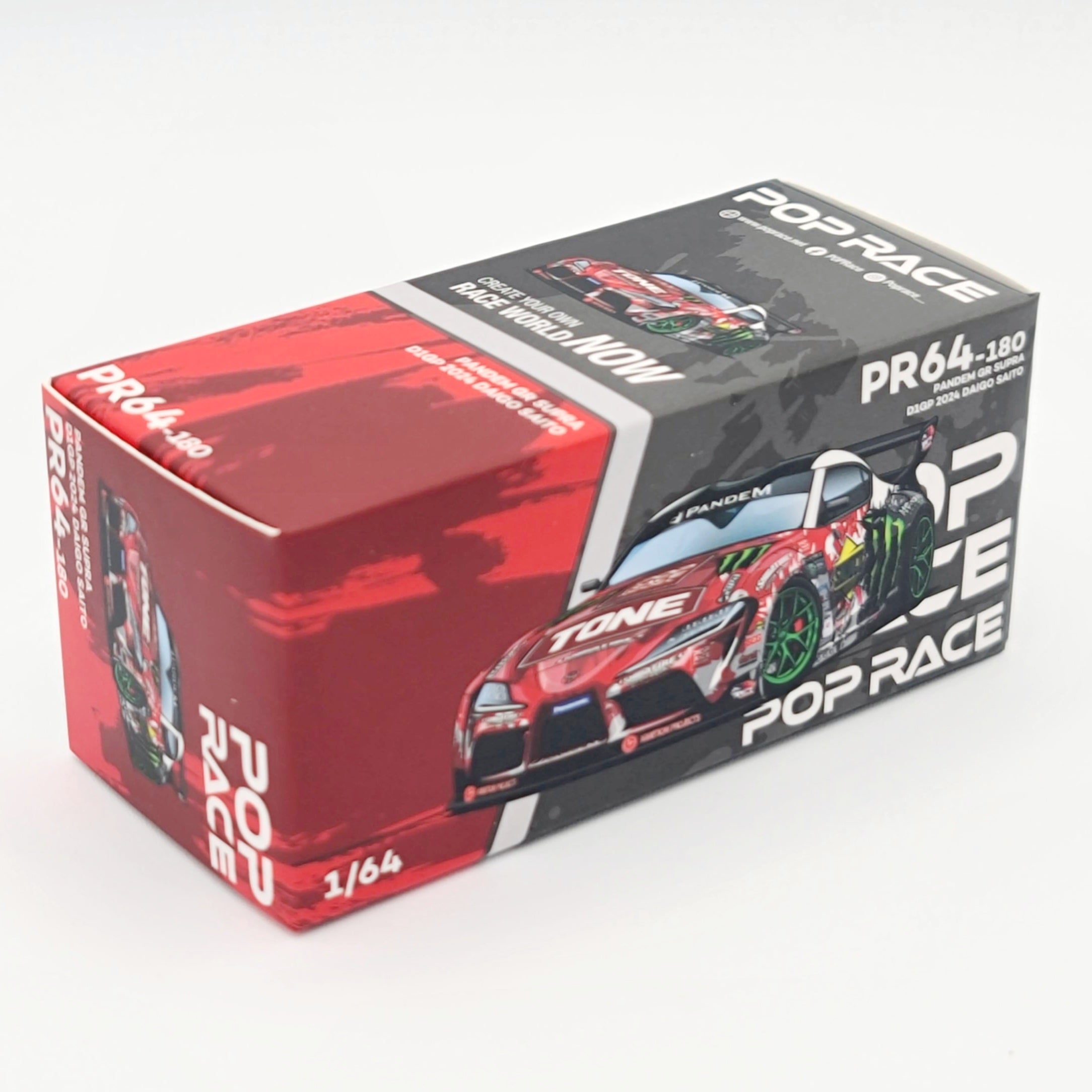 Pop Race Toyota Pandem GR Supra - 1:64, D1GP Daigo Saito (2025 Limited Edition)