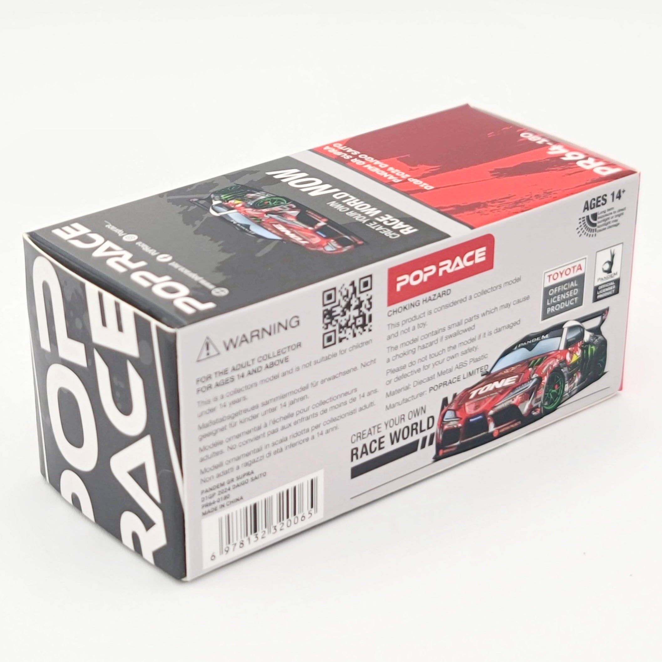 Pop Race Toyota Pandem GR Supra - 1:64, D1GP Daigo Saito (2025 Limited Edition)