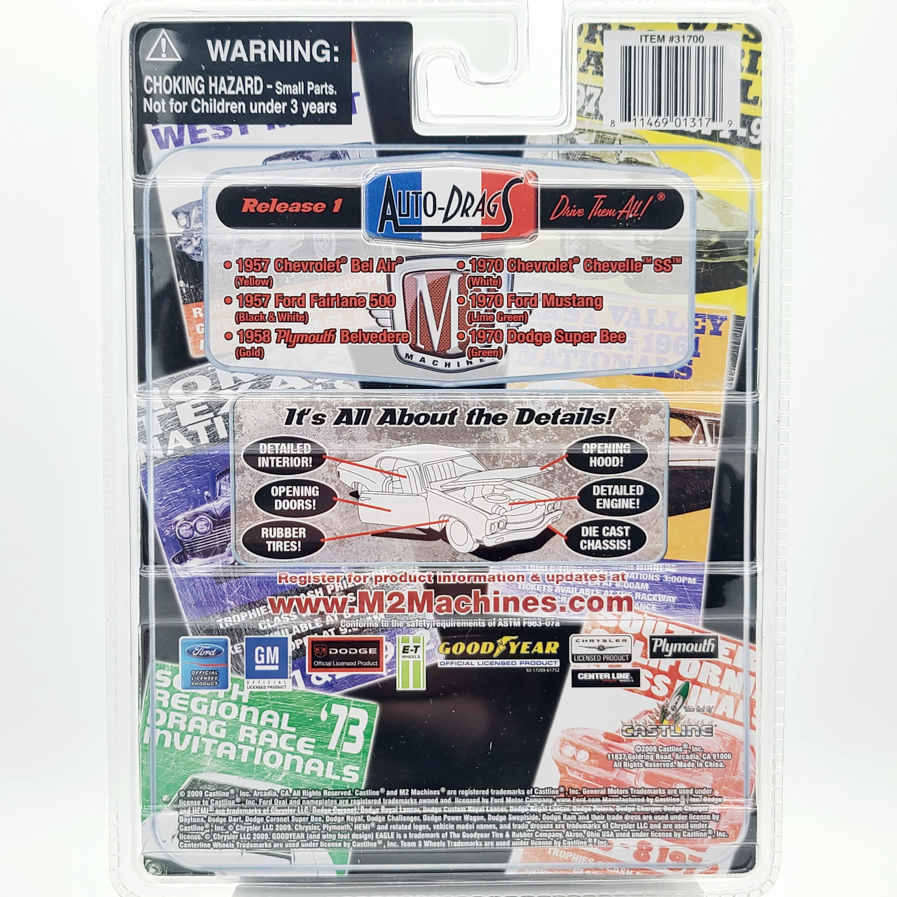 M2 Machines '70 Dodge Super Bee - 1:64, Super Stock Class (2009 Auto-Drags Rel. 01)